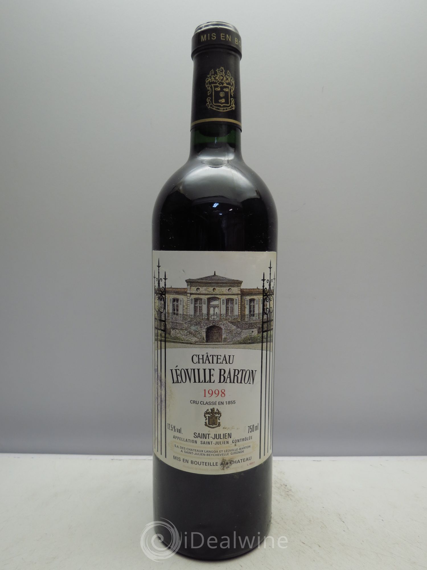 Château Léoville Barton 2ème Grand Cru Classé 1998 - Lot de 1 bouteille - 0