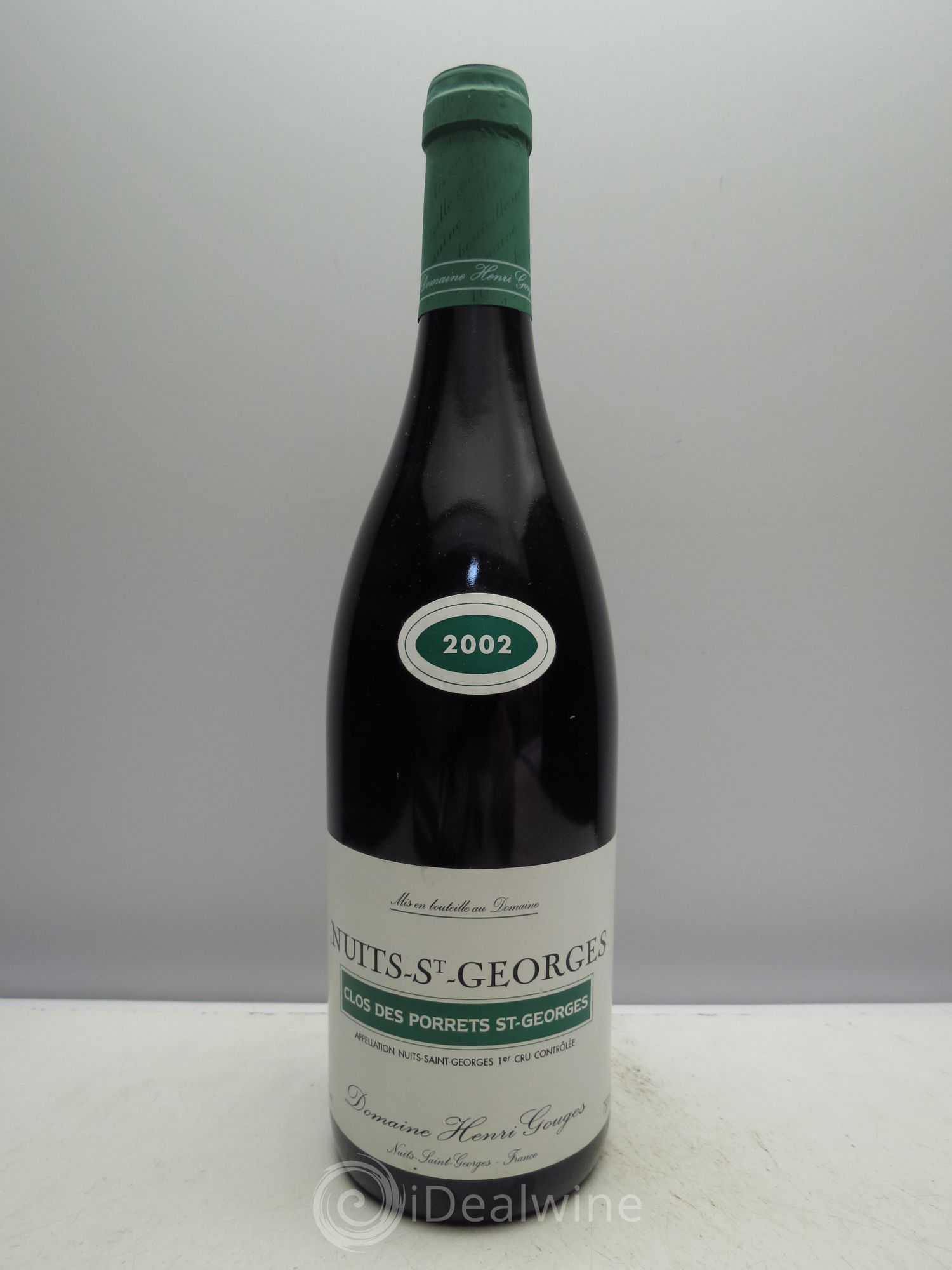 Nuits-Saint-Georges 1er Cru Clos des Porrets St Georges Henri Gouges 2002 - Posten von 1 Flasche - 0