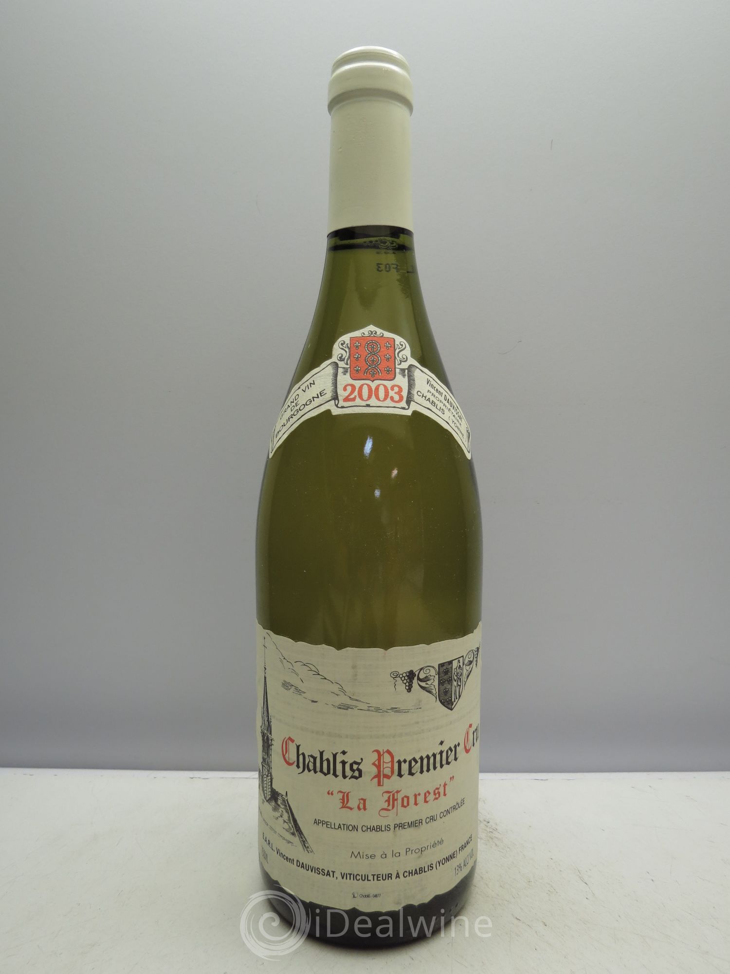 Chablis 1er Cru La Forest Vincent Dauvissat (Domaine) 2003 - Lot de 1 bouteille - 0