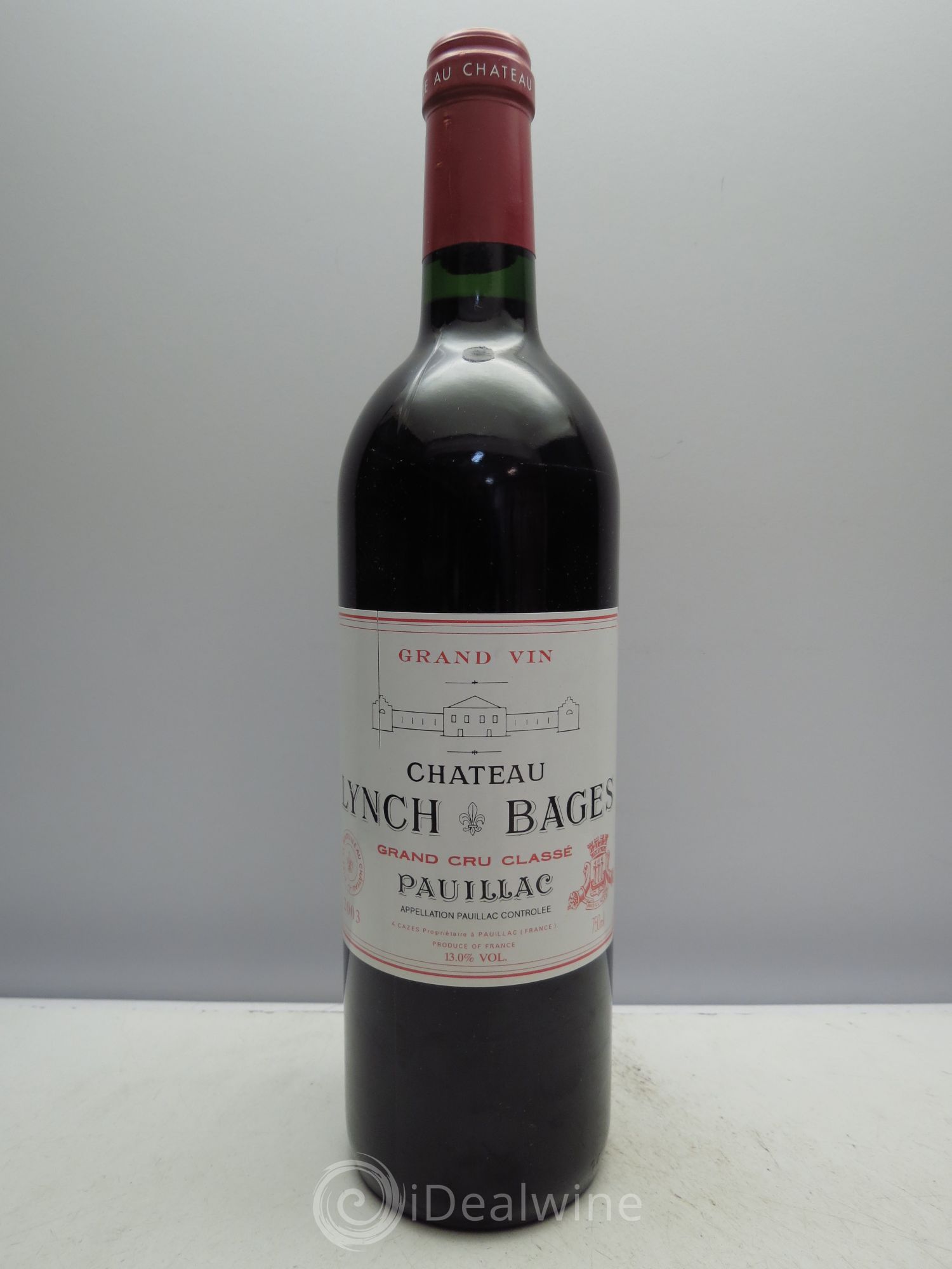 Château Lynch Bages 5ème Grand Cru Classé 2003 - Lot de 1 bouteille - 0