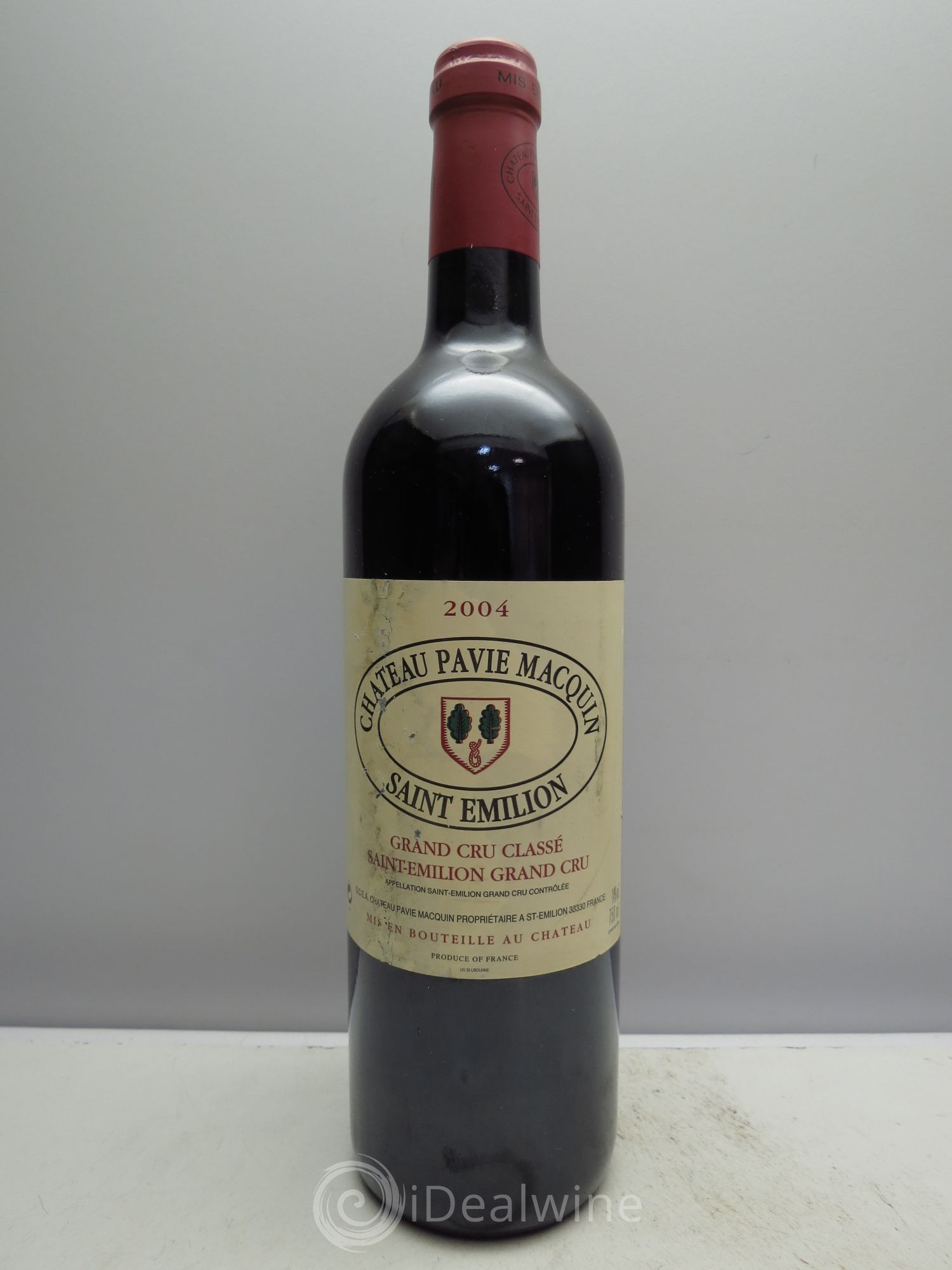 Château Pavie Macquin 1er Grand Cru Classé B 2004 - Lot de 1 bouteille - 0