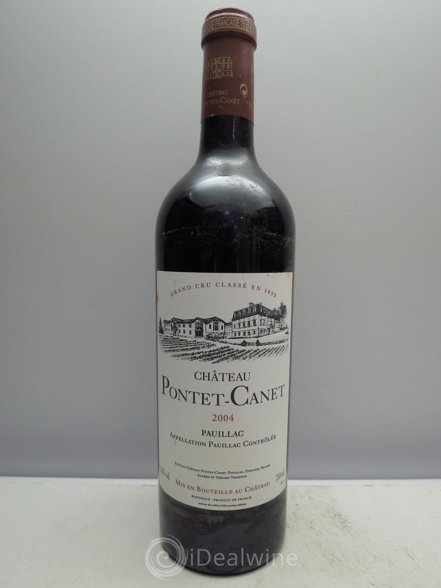 Château Pontet Canet 5ème Grand Cru Classé 2004 - Lot de 1 bouteille - 0