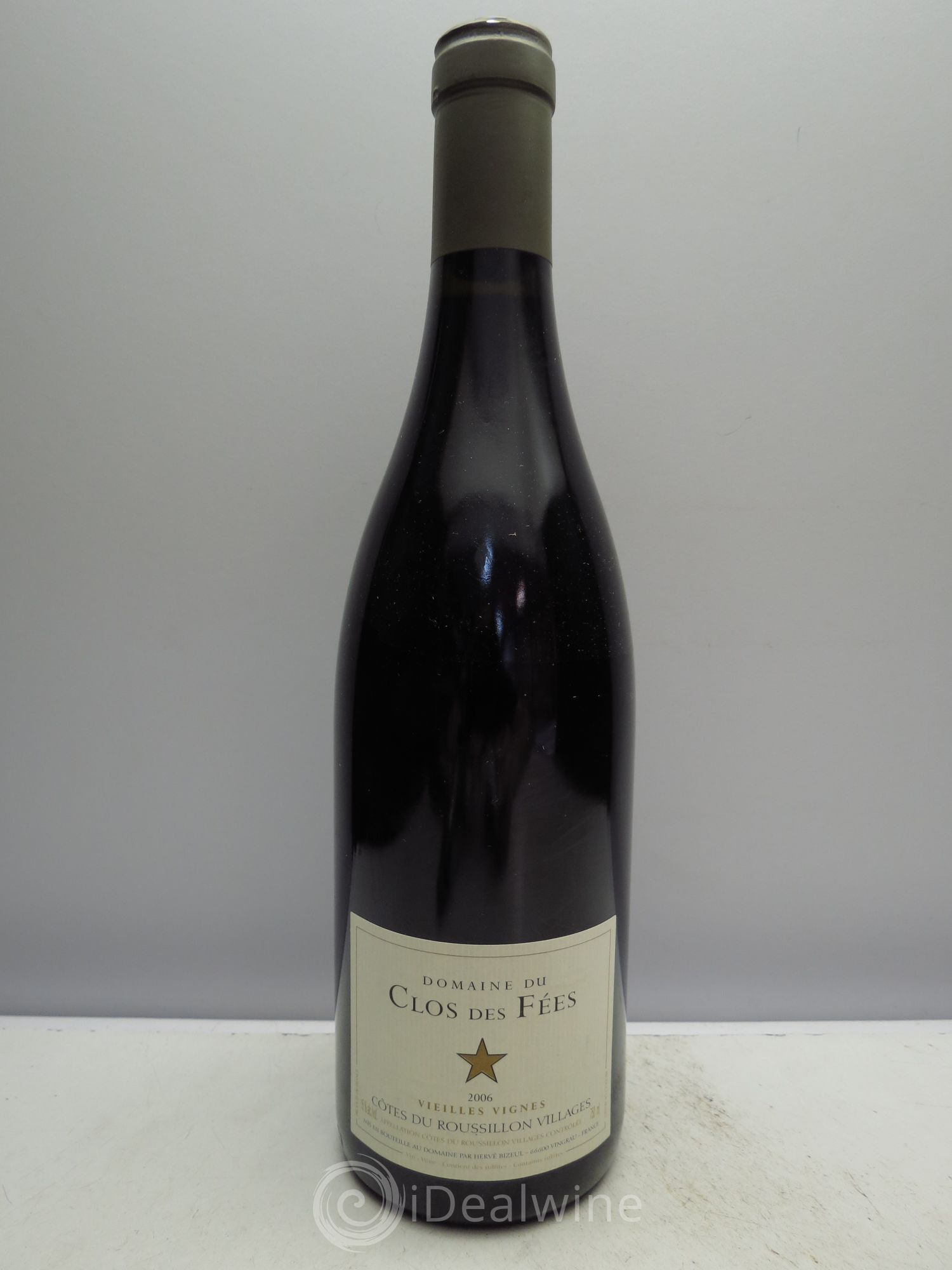 Côtes du Roussillon Villages Clos des Fées Vieilles vignes Hervé Bizeul 2006 - Lot de 1 bouteille - 0