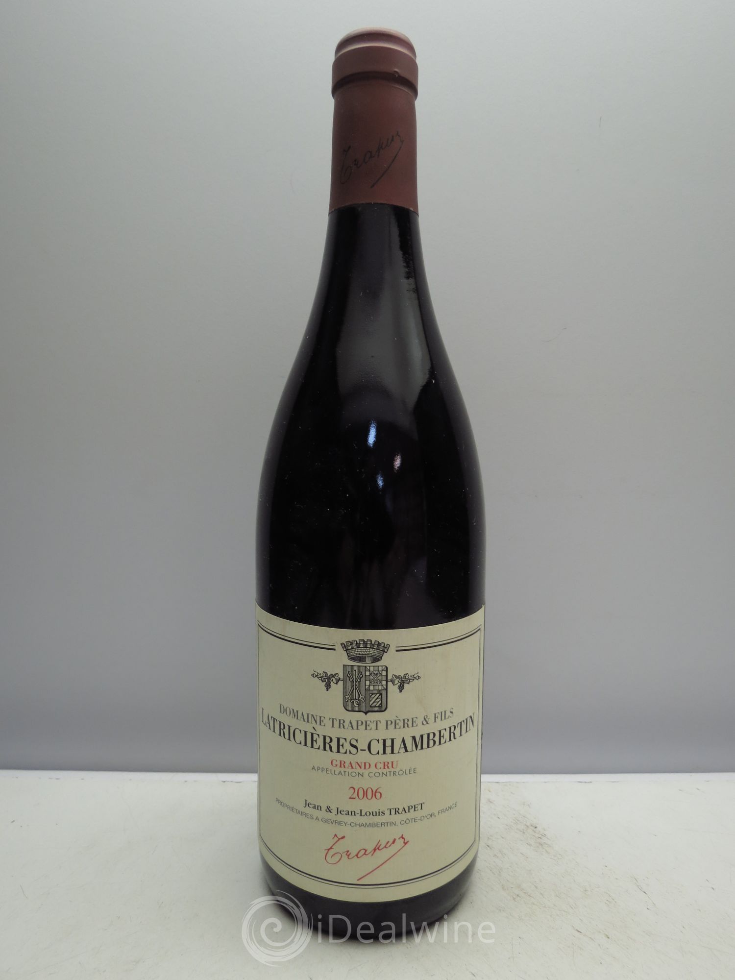 Latricières-Chambertin Grand Cru Domaine Trapet 2006 - Lot de 1 bouteille - 0