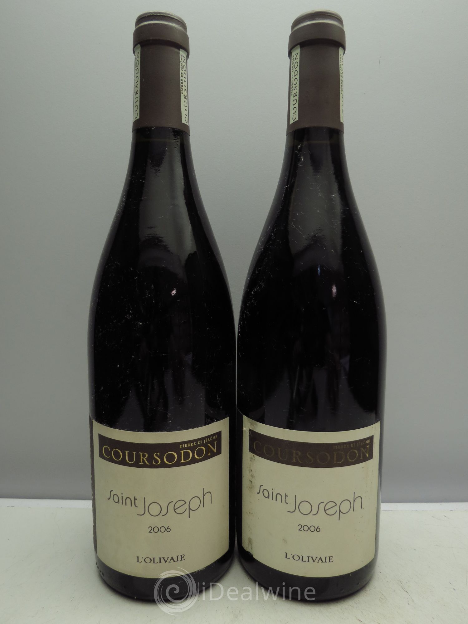 Saint-Joseph L'Olivaie Pierre et Jérôme Coursodon 2006 - Lot de 2 bouteilles - 0