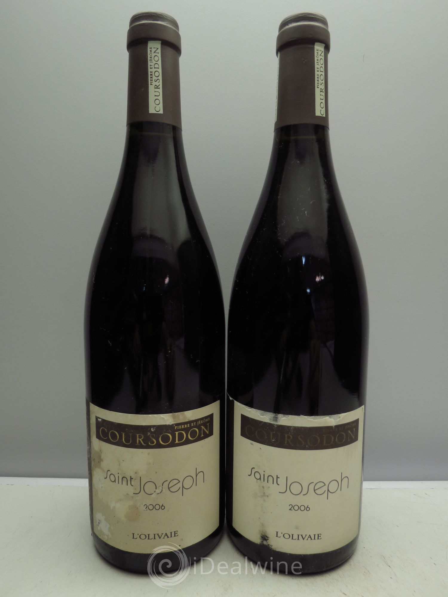 Saint-Joseph L'Olivaie Pierre et Jérôme Coursodon 2006 - Lot de 2 bouteilles - 0