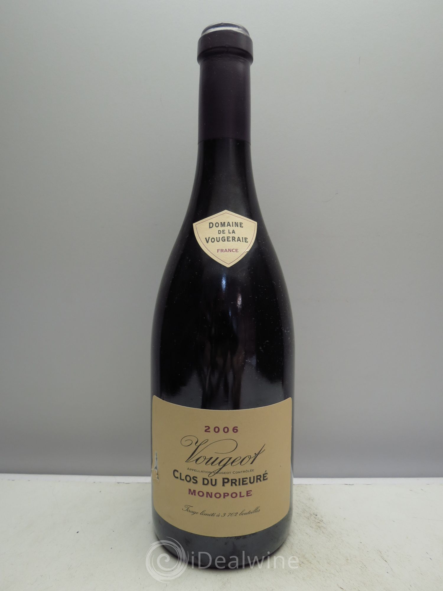 Vougeot Clos du Prieuré Domaine de La Vougeraie 2006 - Posten von 1 Flasche - 0
