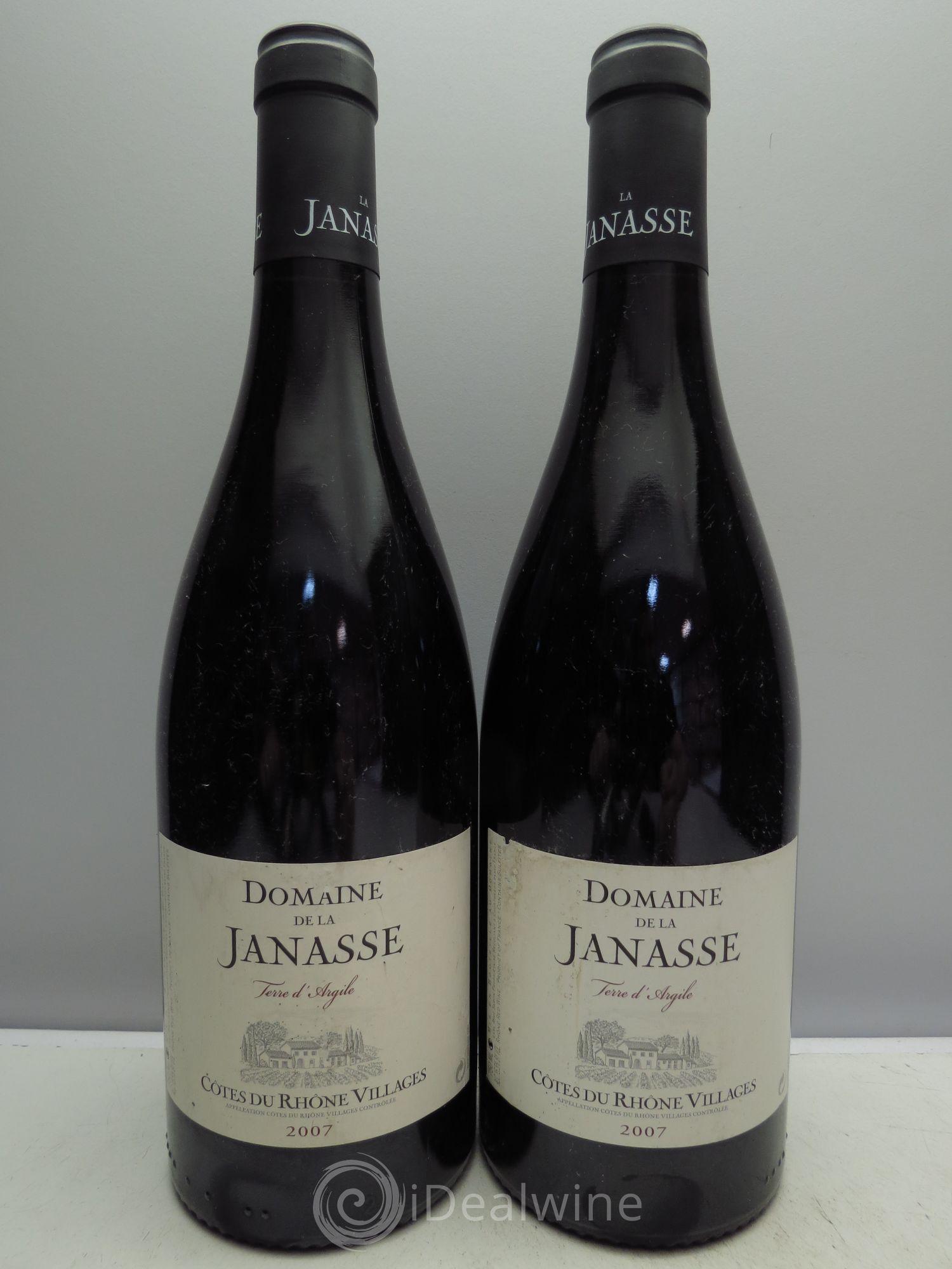 Côtes-du-Rhône-Villages Terre d'Argile La Janasse (Domaine de) 2007 - Lot de 2 bouteilles - 0
