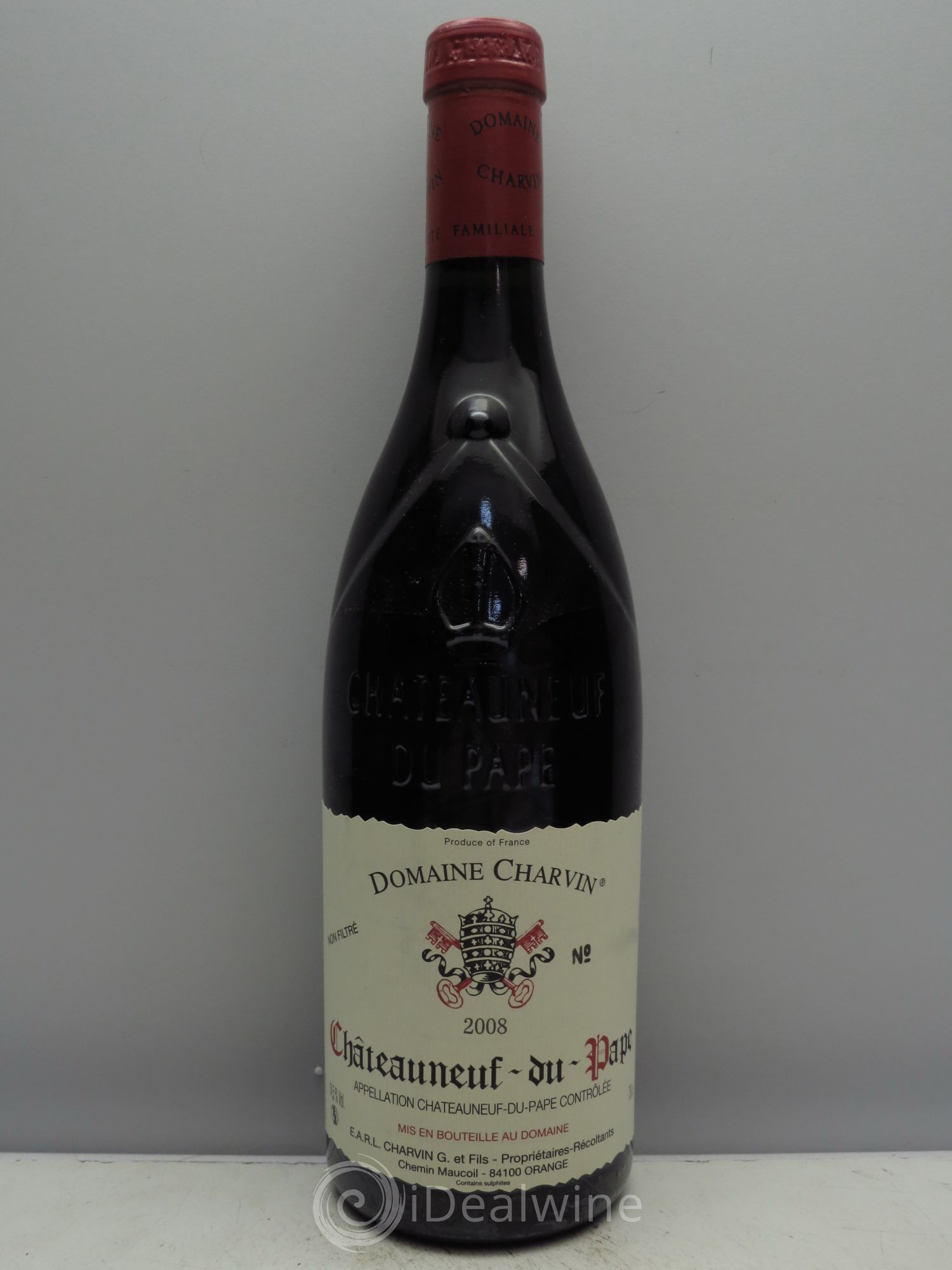Châteauneuf-du-Pape Charvin (Domaine) 2008 - Lot de 1 bouteille - 0
