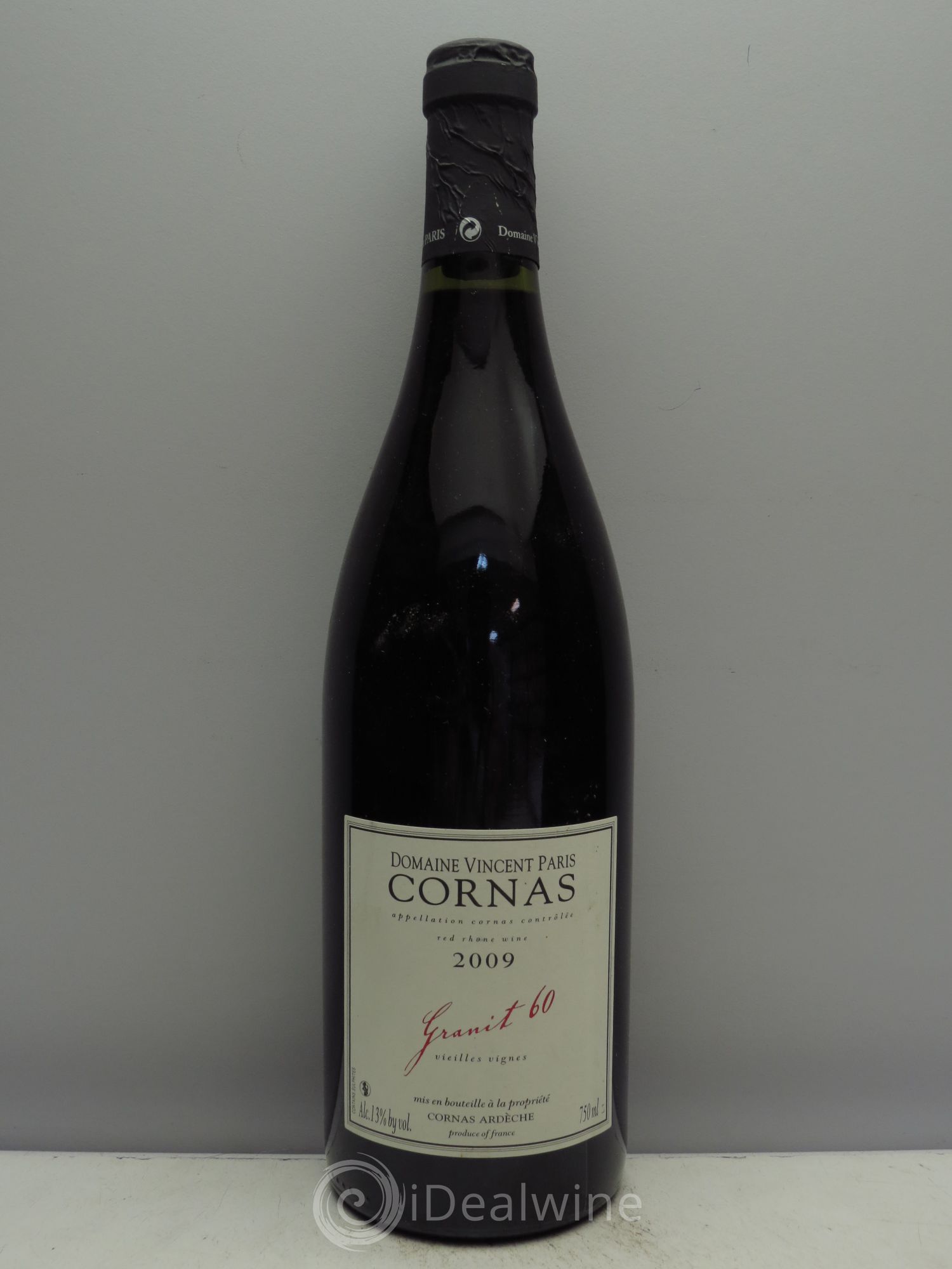 Cornas Granit 60 - Vincent Paris 2009 - Posten von 1 Flasche - 0