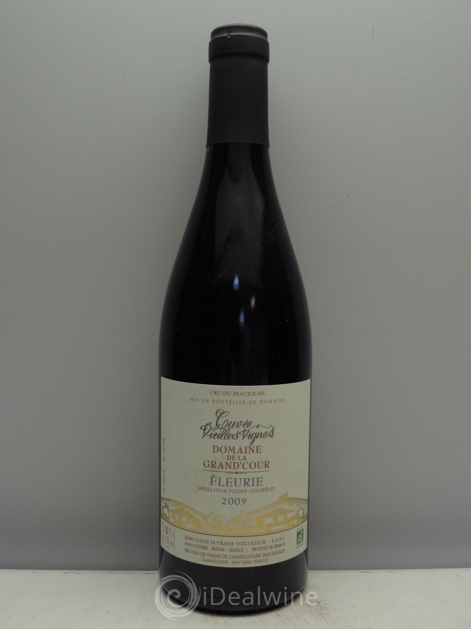 Fleurie Vieilles Vignes Domaine de la Grand'Cour 2009 - Posten von 1 Flasche - 0