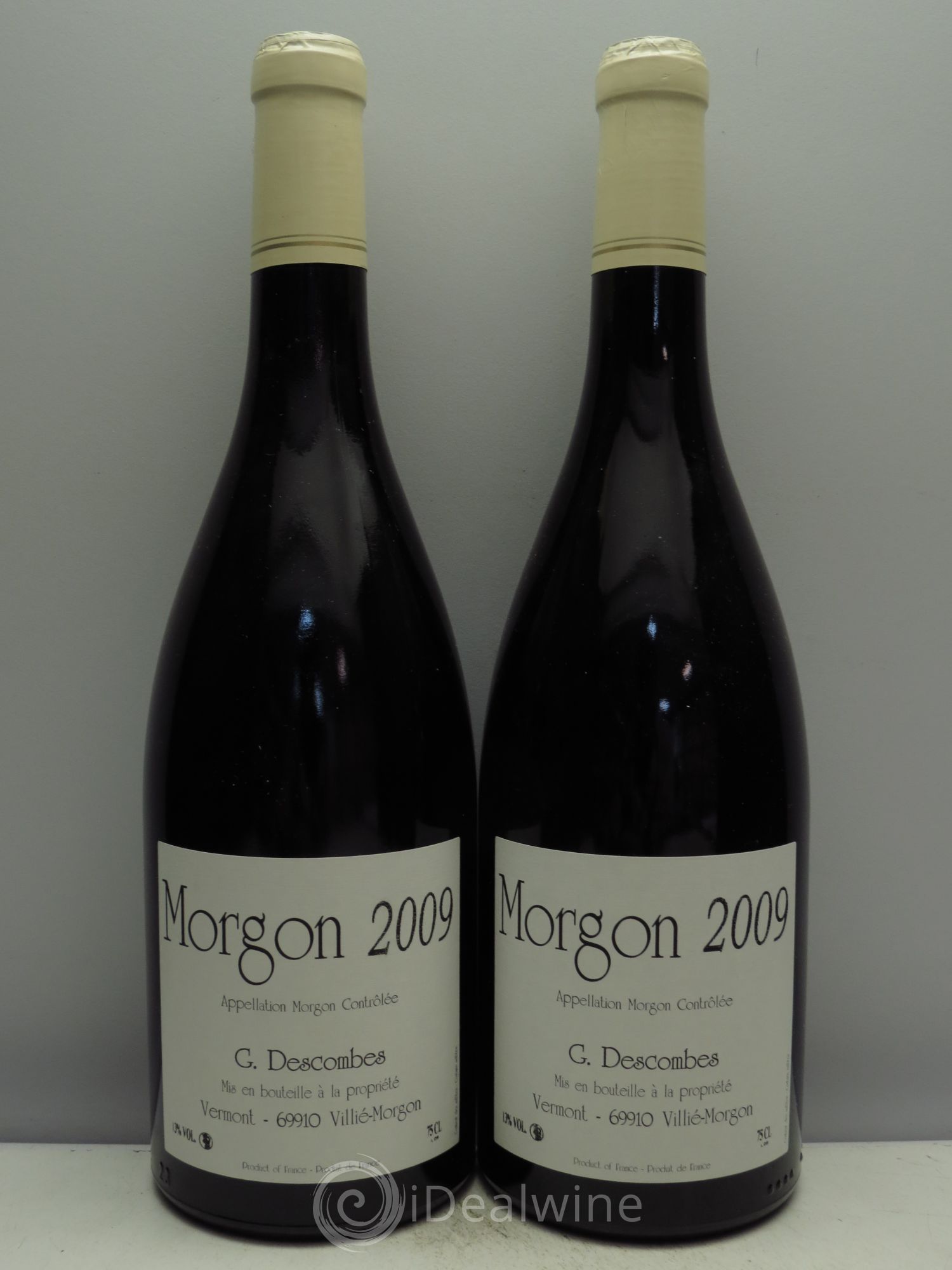 Morgon Georges Descombes 2009 - Posten von 2 Flaschen - 0