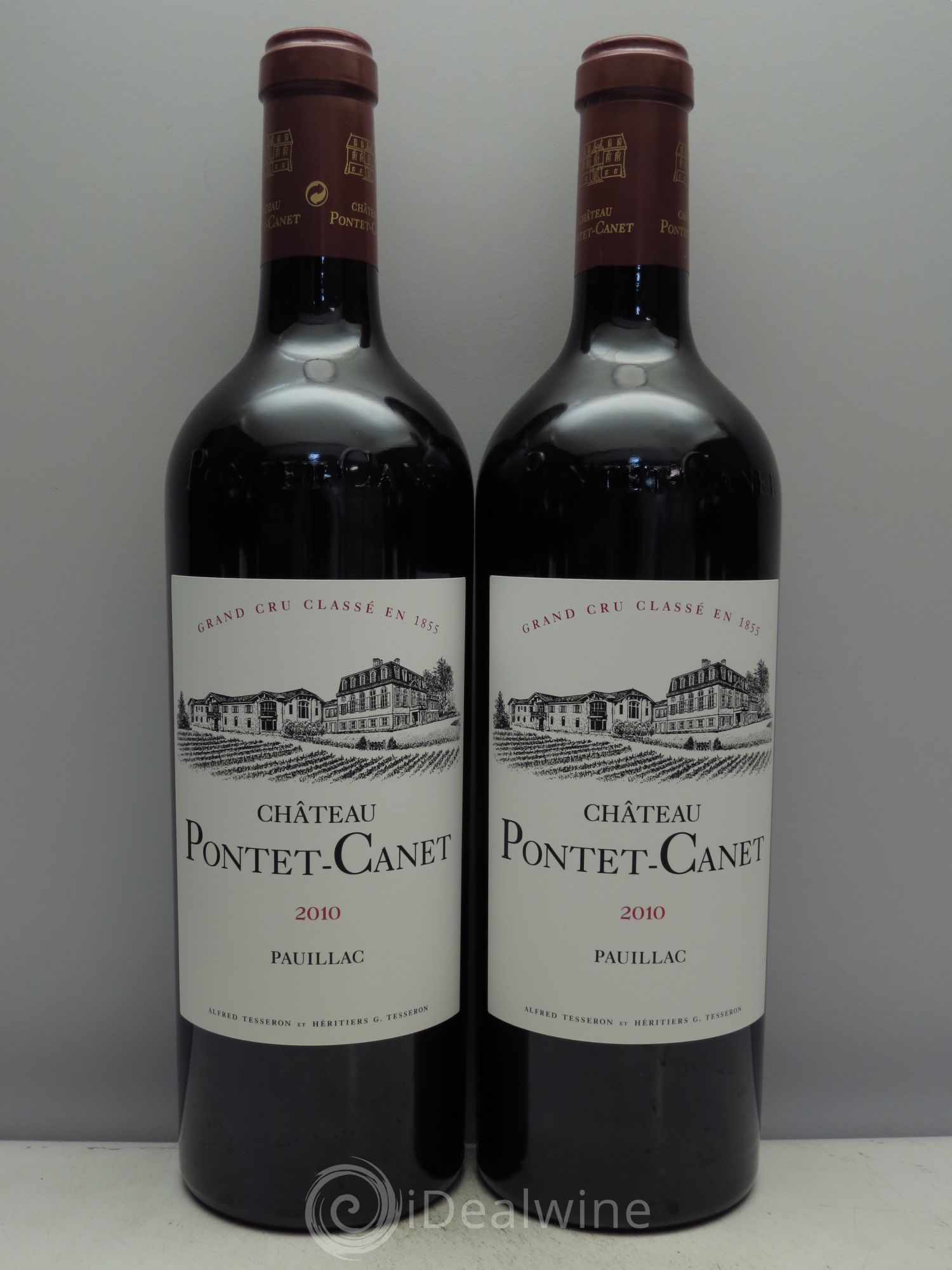 Château Pontet Canet 5ème Grand Cru Classé (CB sans couvercle) 2010 - Lot de 6 bouteilles - 1