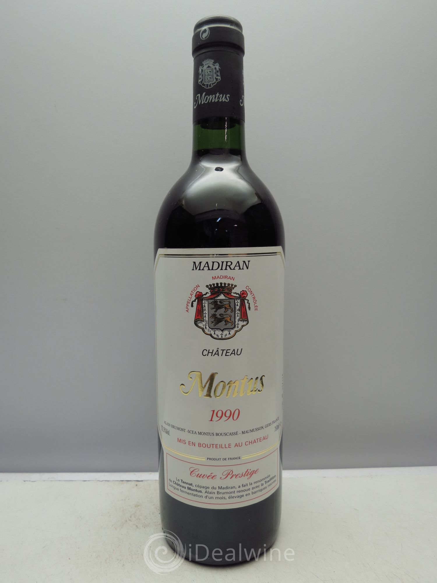 Madiran Château Montus-Prestige Alain Brumont 1990 - Lot de 1 bouteille - 0