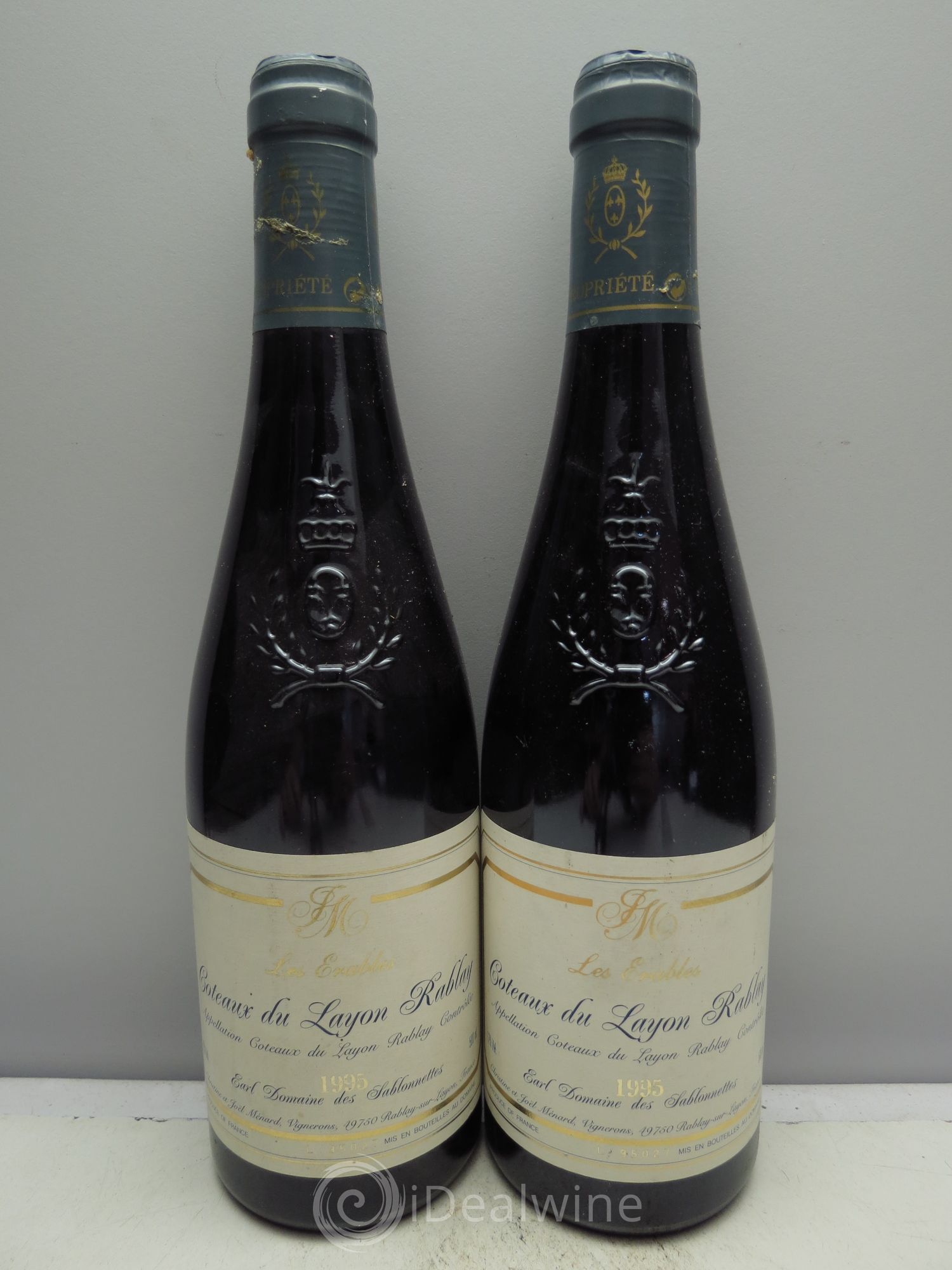 Coteaux du Layon Rablay Les Erables (50cl) 1995 - Lotto di 2 bottiglie - 0