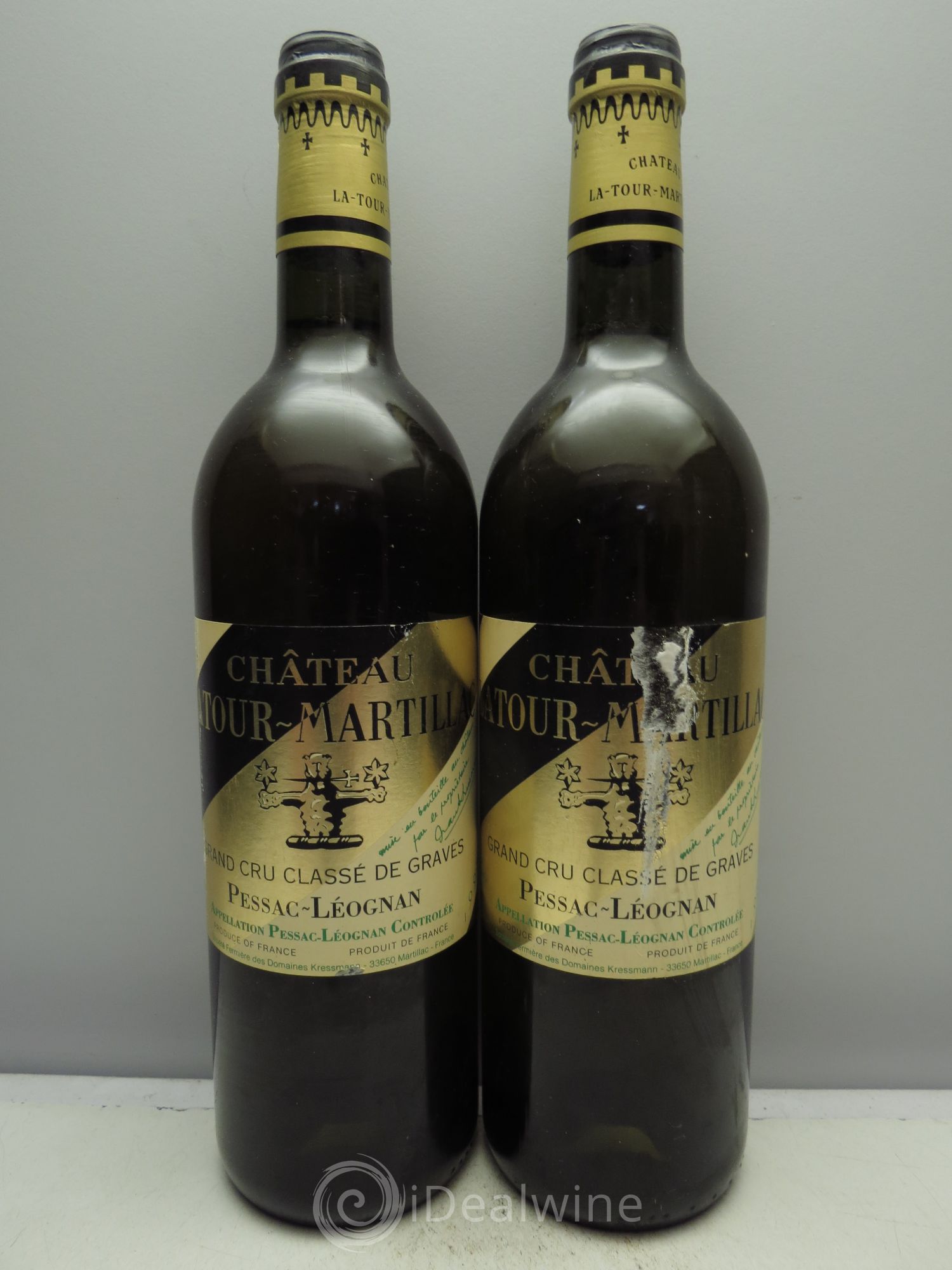 Château Latour-Martillac Cru Classé de Graves 1995 - Lot de 2 bouteilles - 0