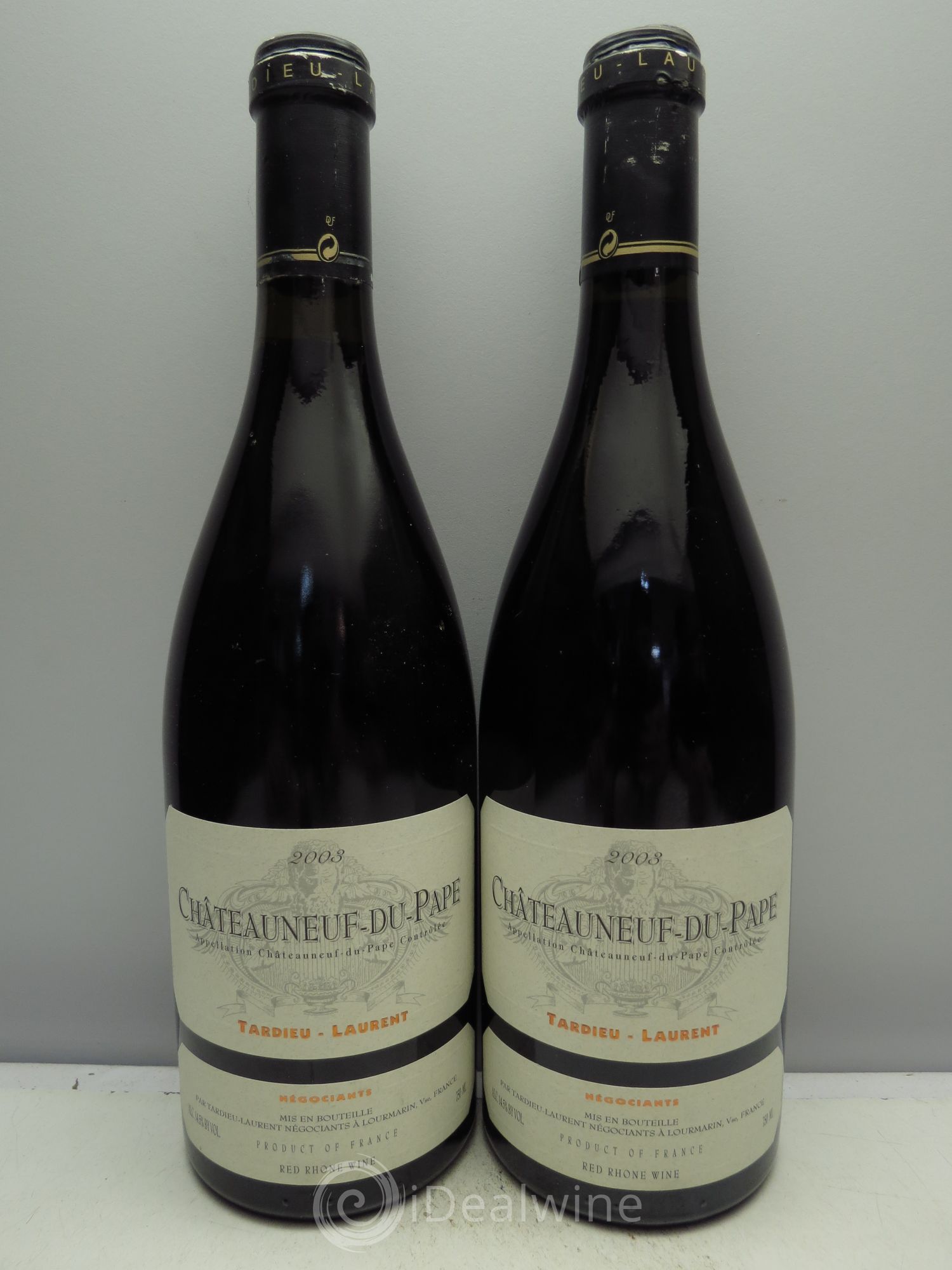 Châteauneuf-du-Pape Domaine Tardieu-Laurent Famille Tardieu 2003 - Lot de 2 bouteilles - 0