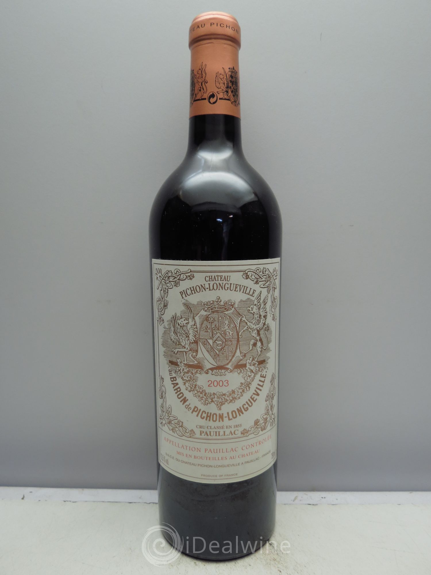 Pichon Longueville Baron 2ème Grand Cru Classé 2003 - Lot de 1 bouteille - 0