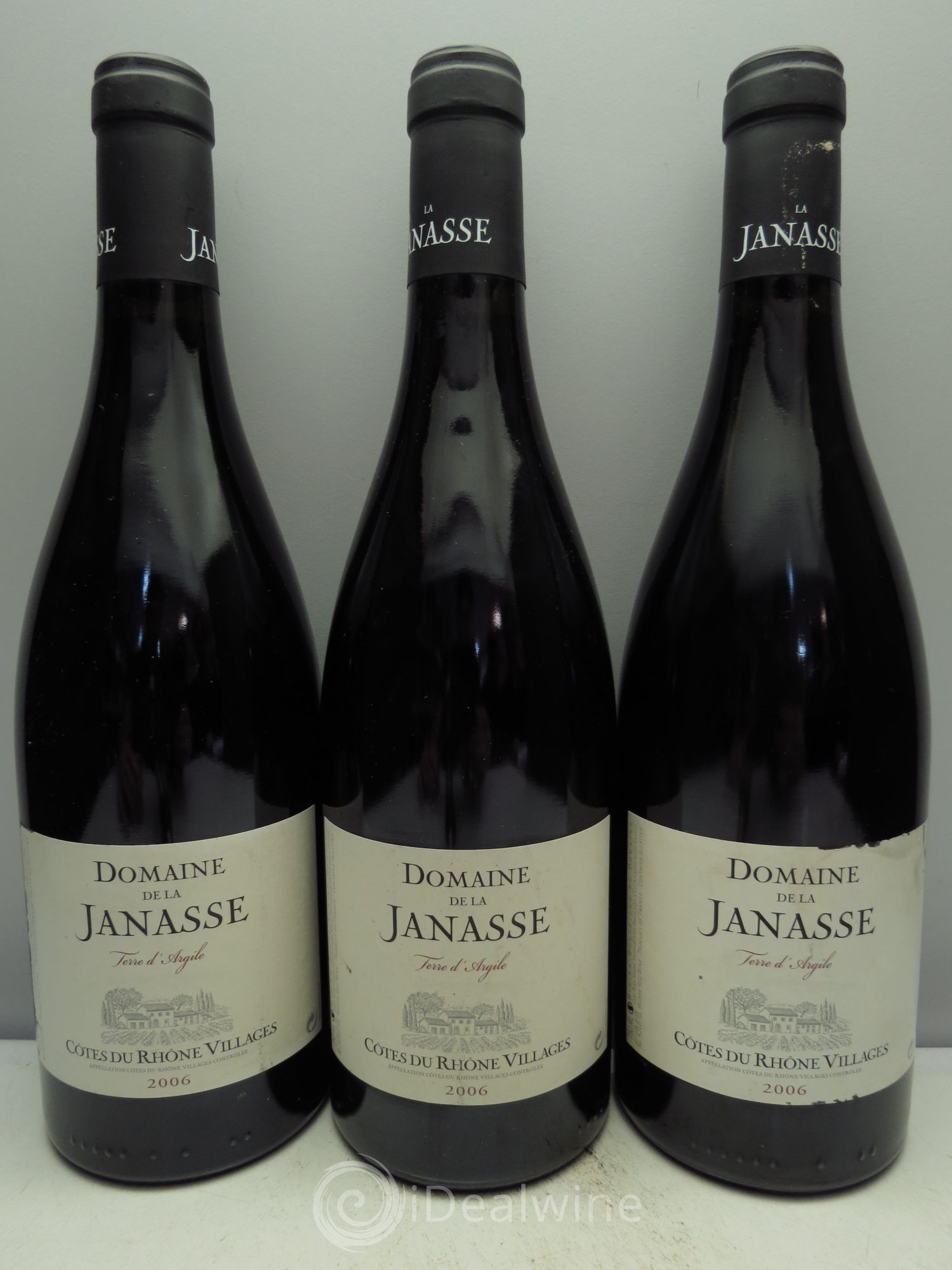 Côtes-du-Rhône-Villages Terre d'Argile La Janasse (Domaine de) 2006 - Lot de 3 bouteilles - 0