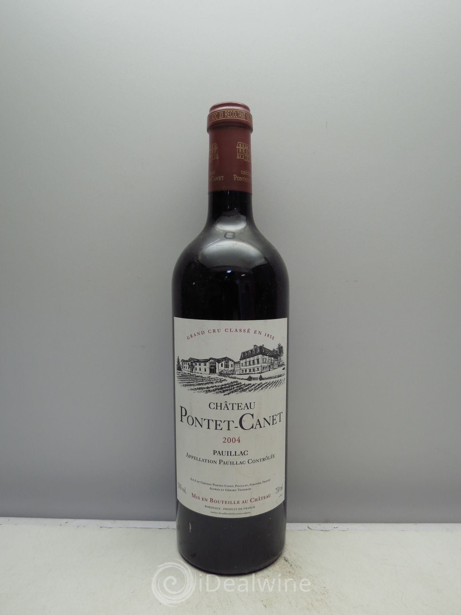Château Pontet Canet 5ème Grand Cru Classé 2004 - Lot de 1 bouteille - 0