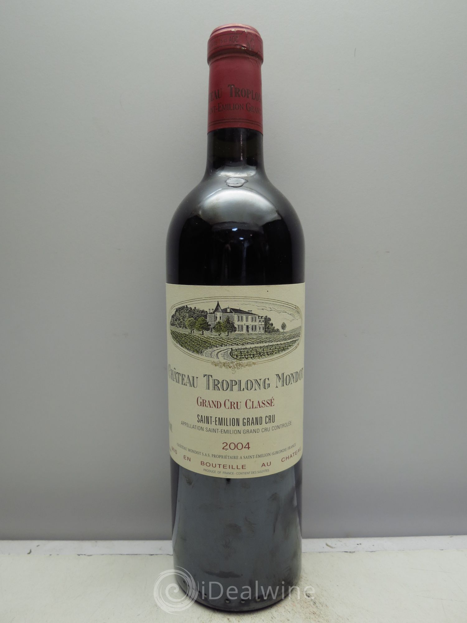 Château Troplong Mondot 1er Grand Cru Classé B 2004 - Lot de 1 bouteille - 0