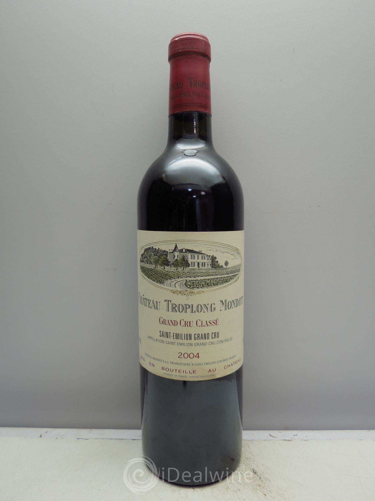 Château Troplong Mondot 1er Grand Cru Classé B 2004 - Lot de 1 bouteille - 0