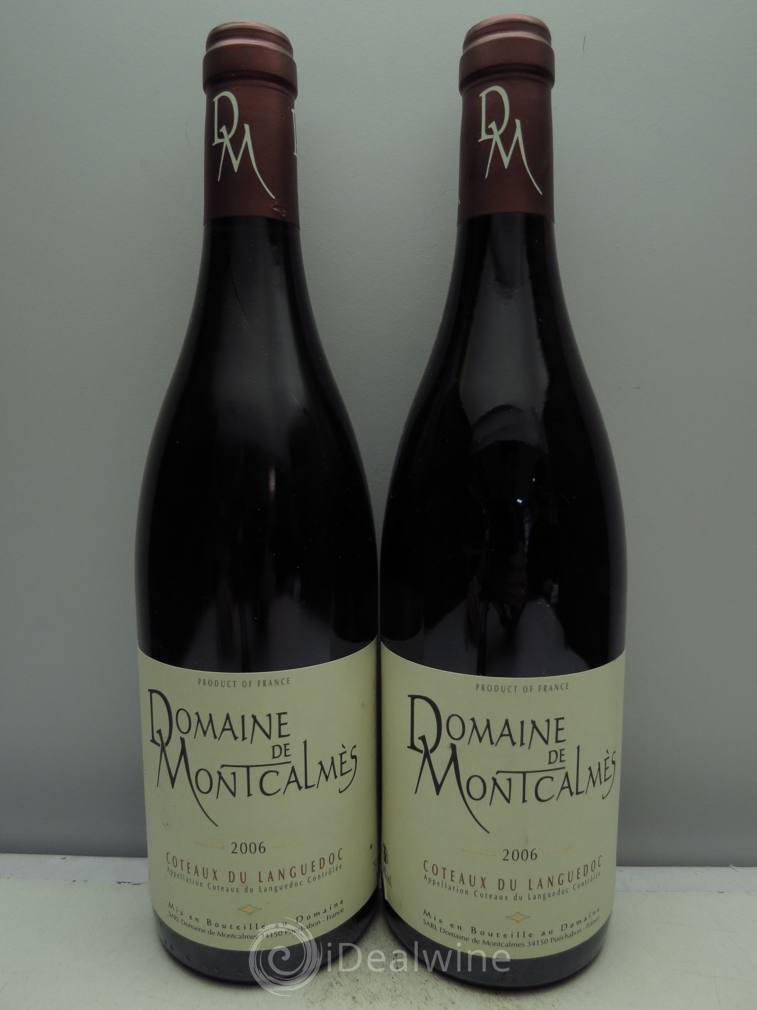 Terrasses du Larzac Domaine de Montcalmès Frédéric Pourtalié 2006 - Lot de 2 bouteilles - 0