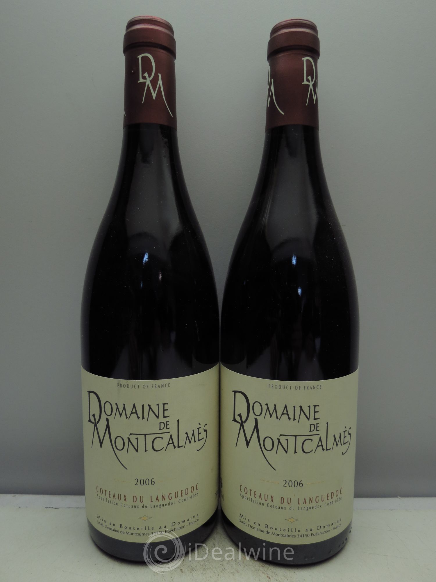 Terrasses du Larzac Domaine de Montcalmès Frédéric Pourtalié 2006 - Lot de 2 bouteilles - 0