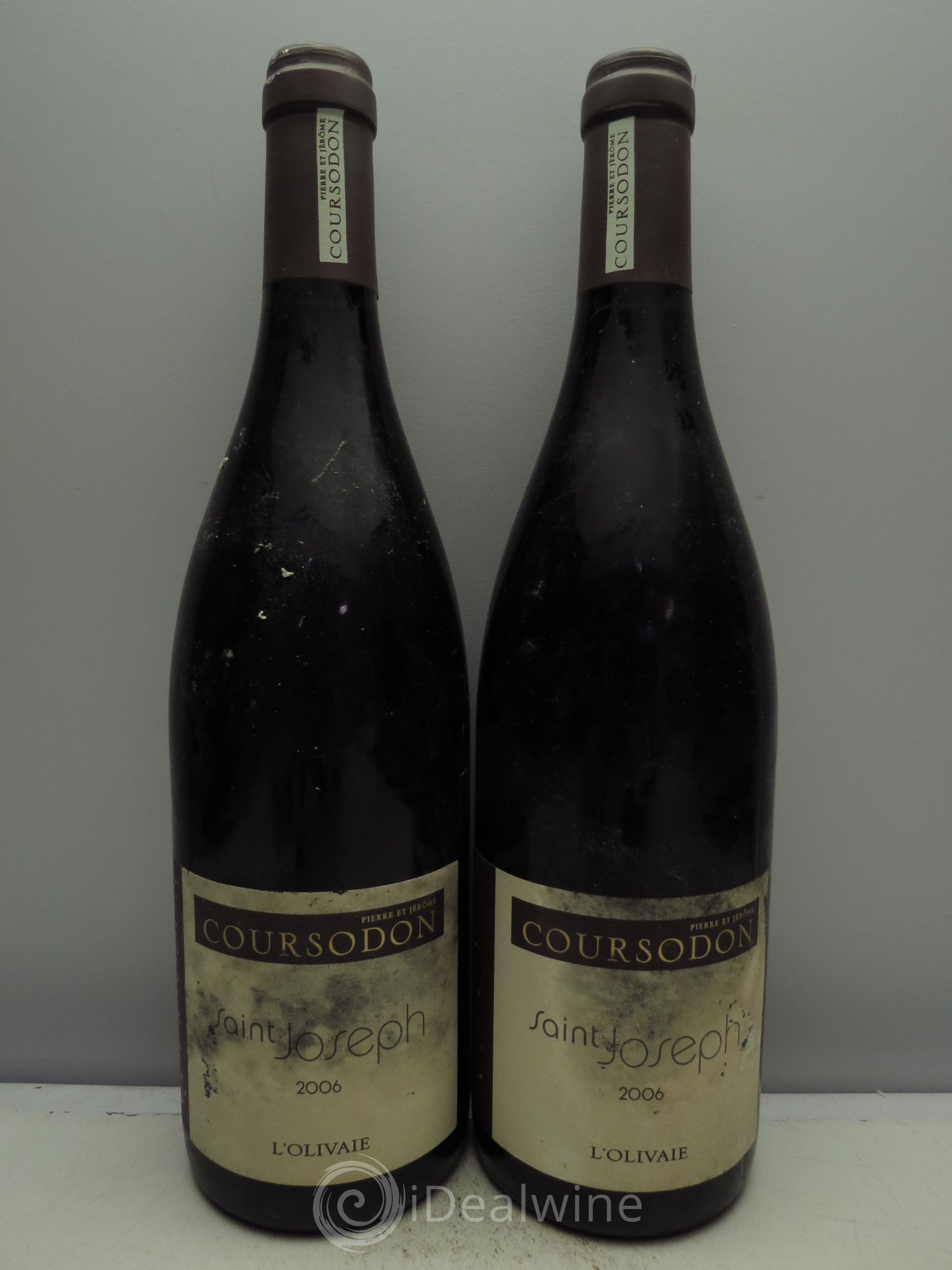 Saint-Joseph L'Olivaie Pierre et Jérôme Coursodon 2006 - Lot de 2 bouteilles - 0