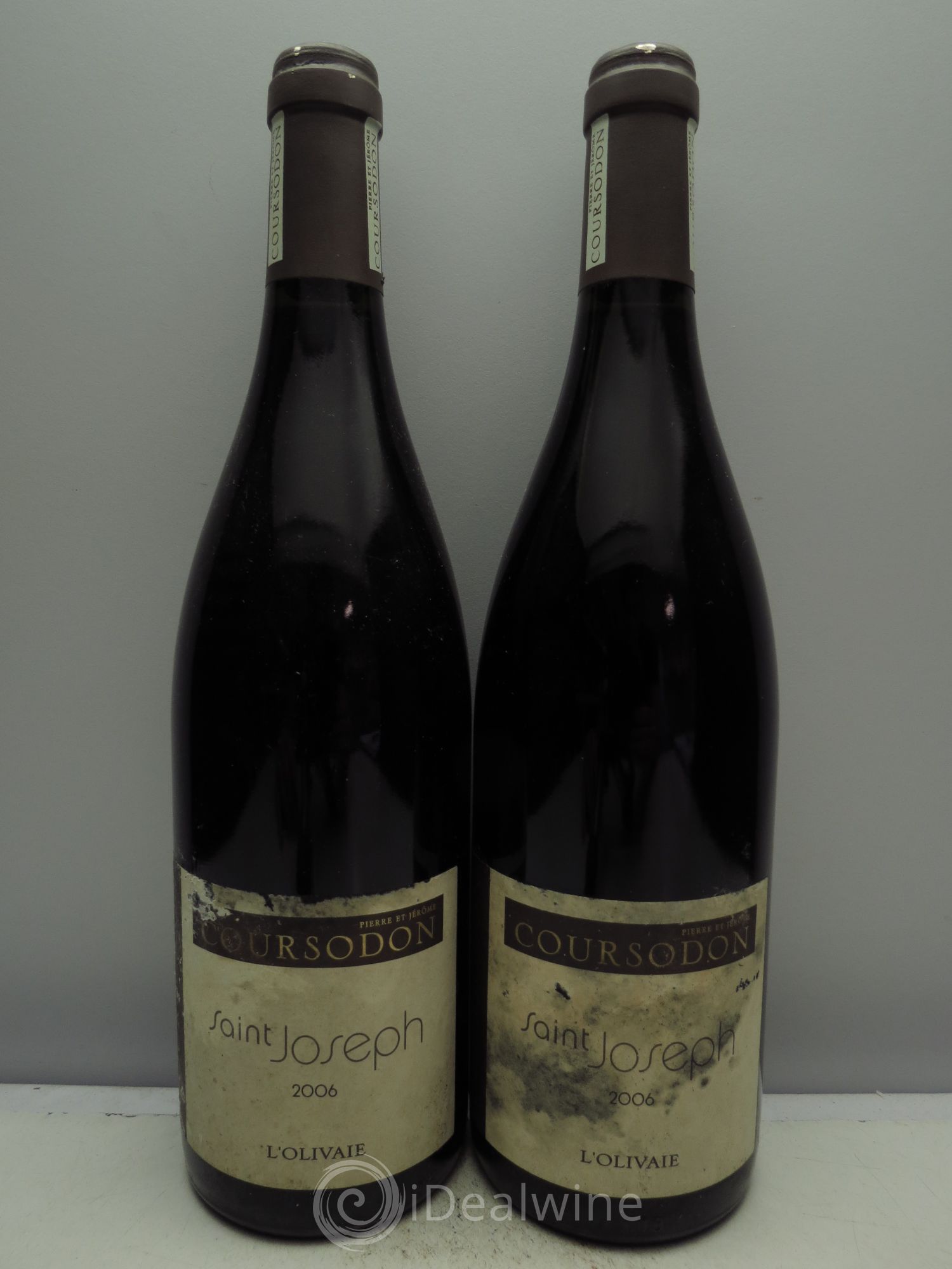 Saint-Joseph L'Olivaie Pierre et Jérôme Coursodon 2006 - Lot de 2 bouteilles - 0