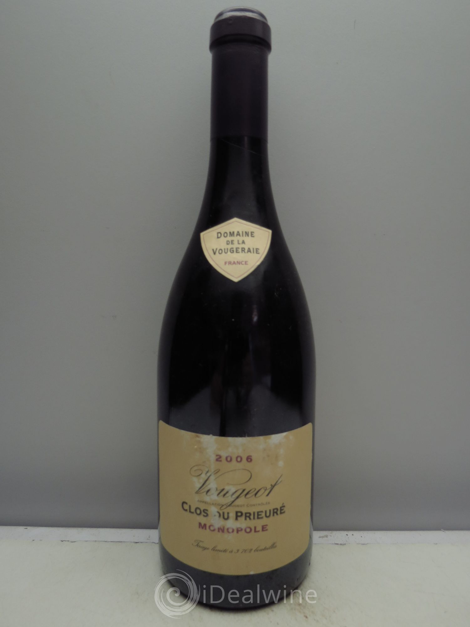Vougeot Clos du Prieuré Domaine de la Vougeraie 2006 - Posten von 1 Flasche - 0