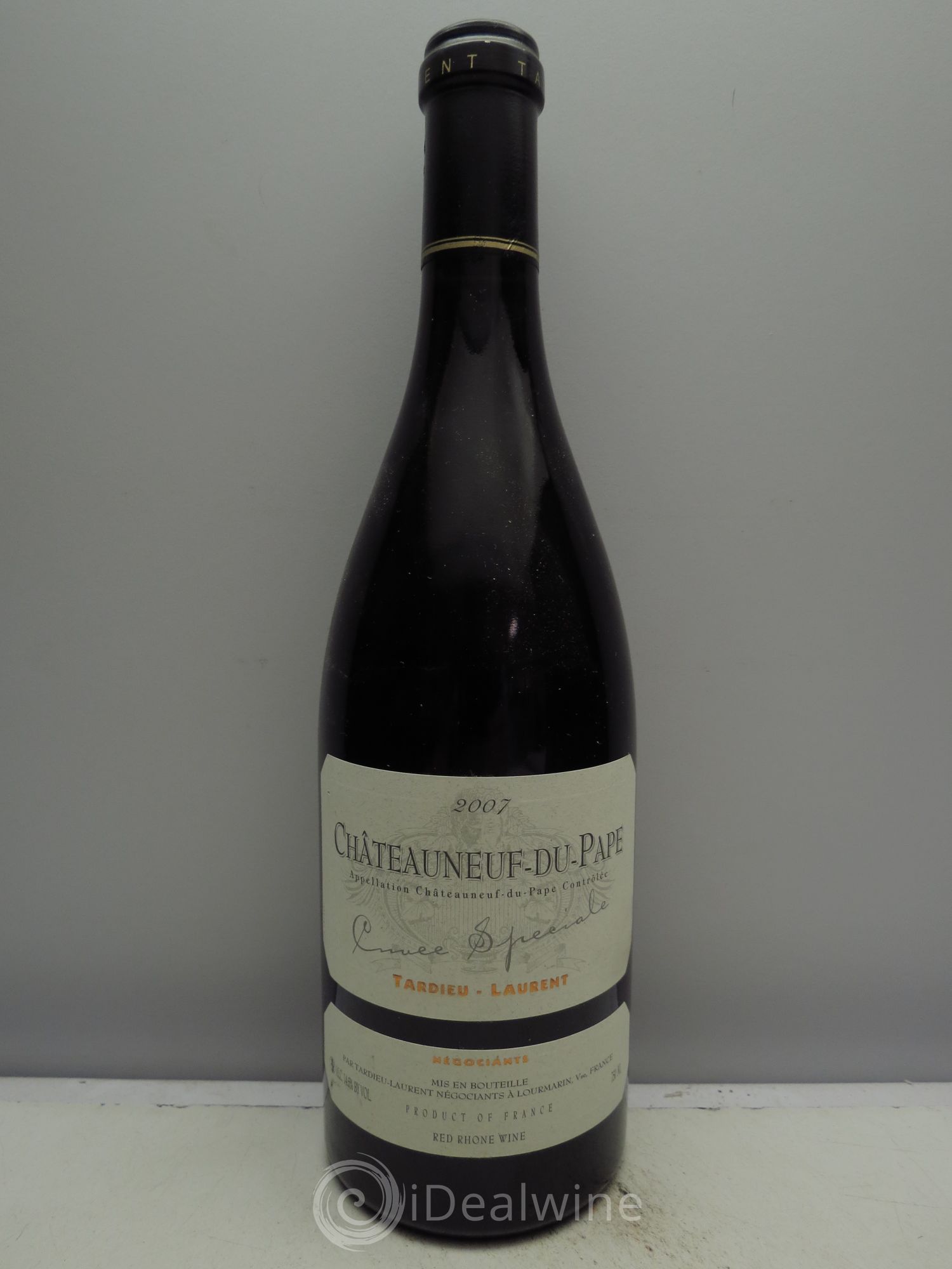 Châteauneuf-du-Pape Tardieu-Laurent Cuvée spéciale Famille Tardieu 2007 - Lot de 1 bouteille - 0