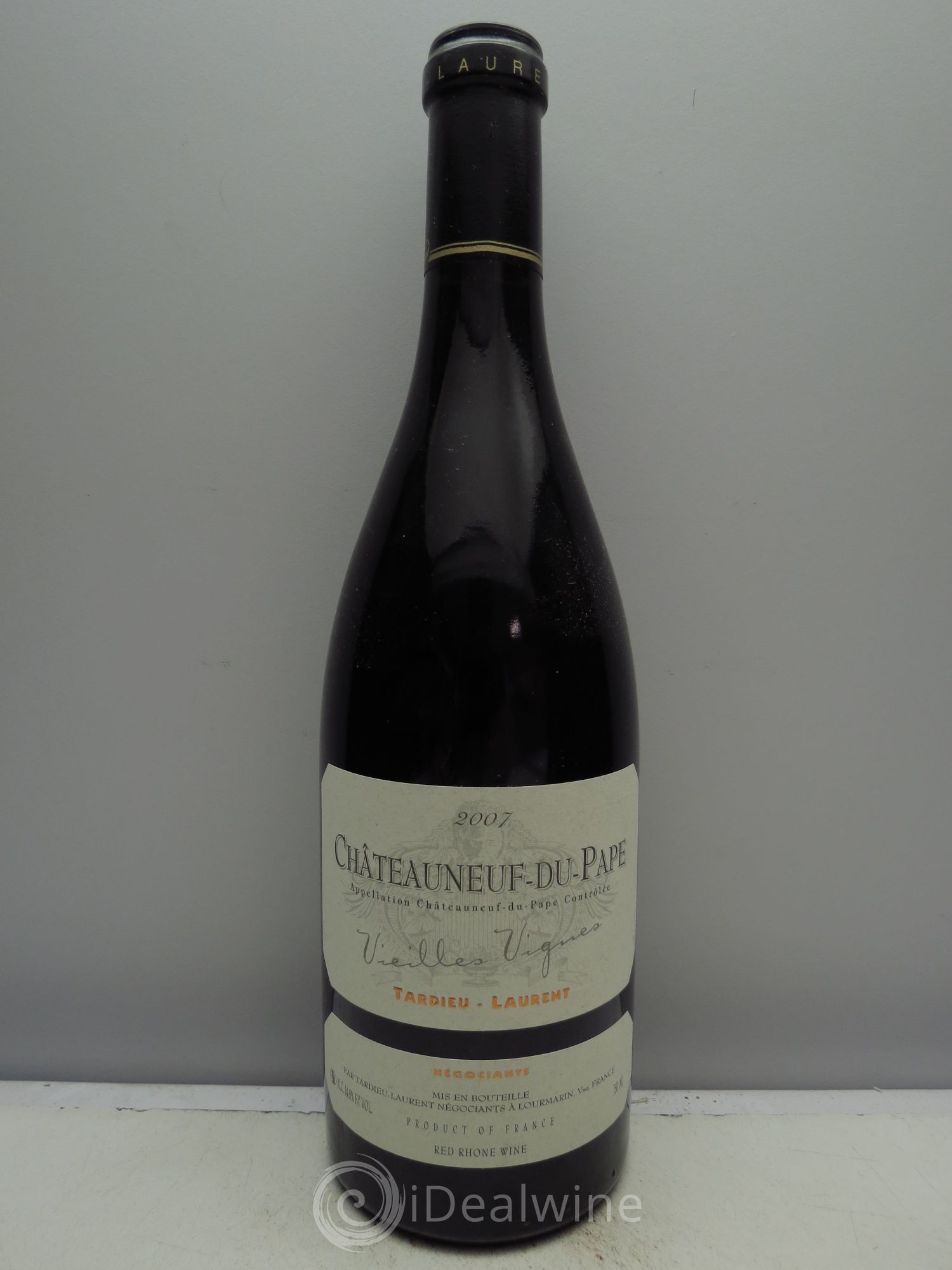 Châteauneuf-du-Pape Tardieu-Laurent Vieilles vignes Famille Tardieu 2007 - Lot de 1 bouteille - 0
