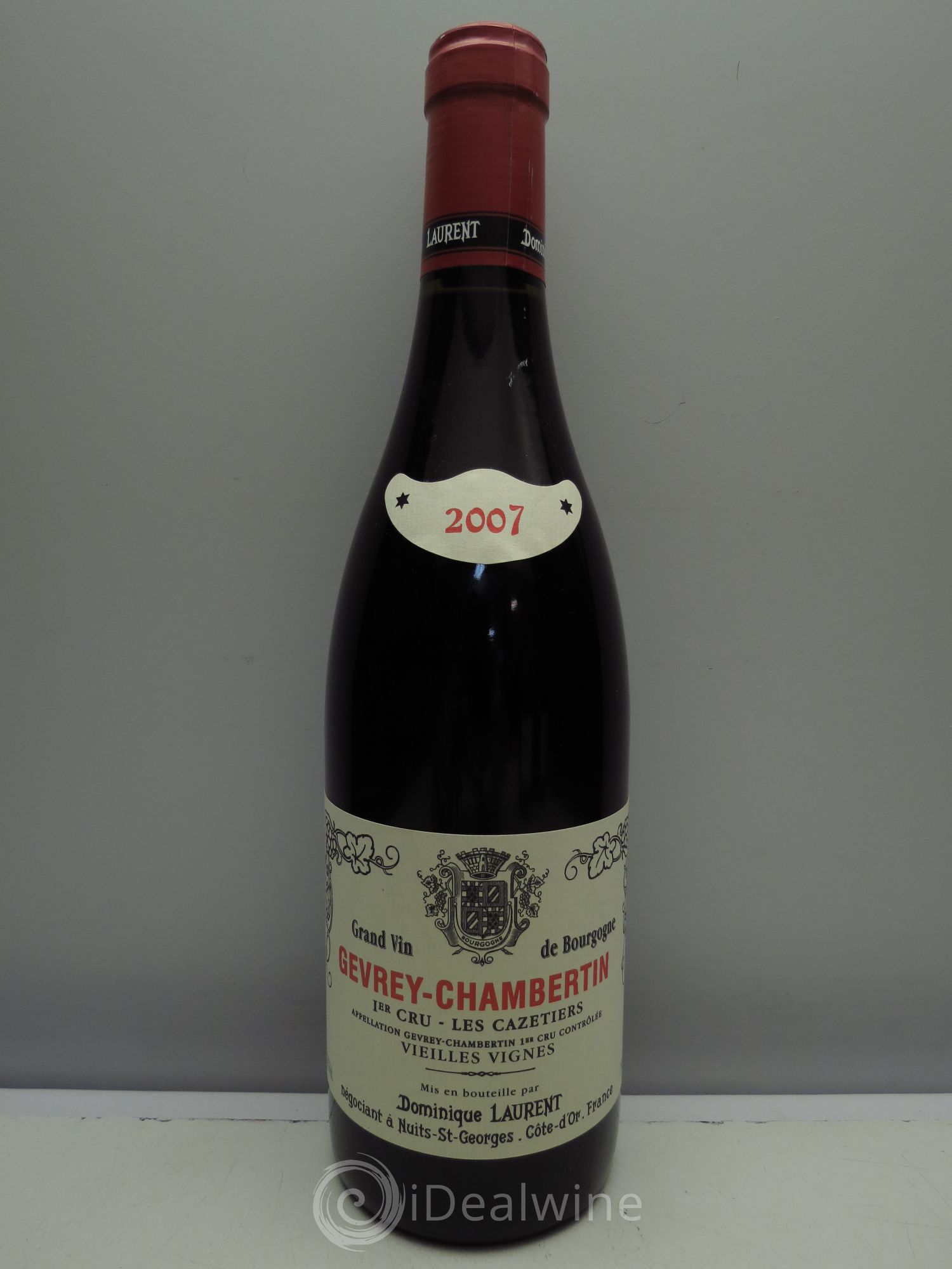 Gevrey-Chambertin 1er Cru Vieilles Vignes D.Laurent 2007 - Posten von 1 Flasche - 0