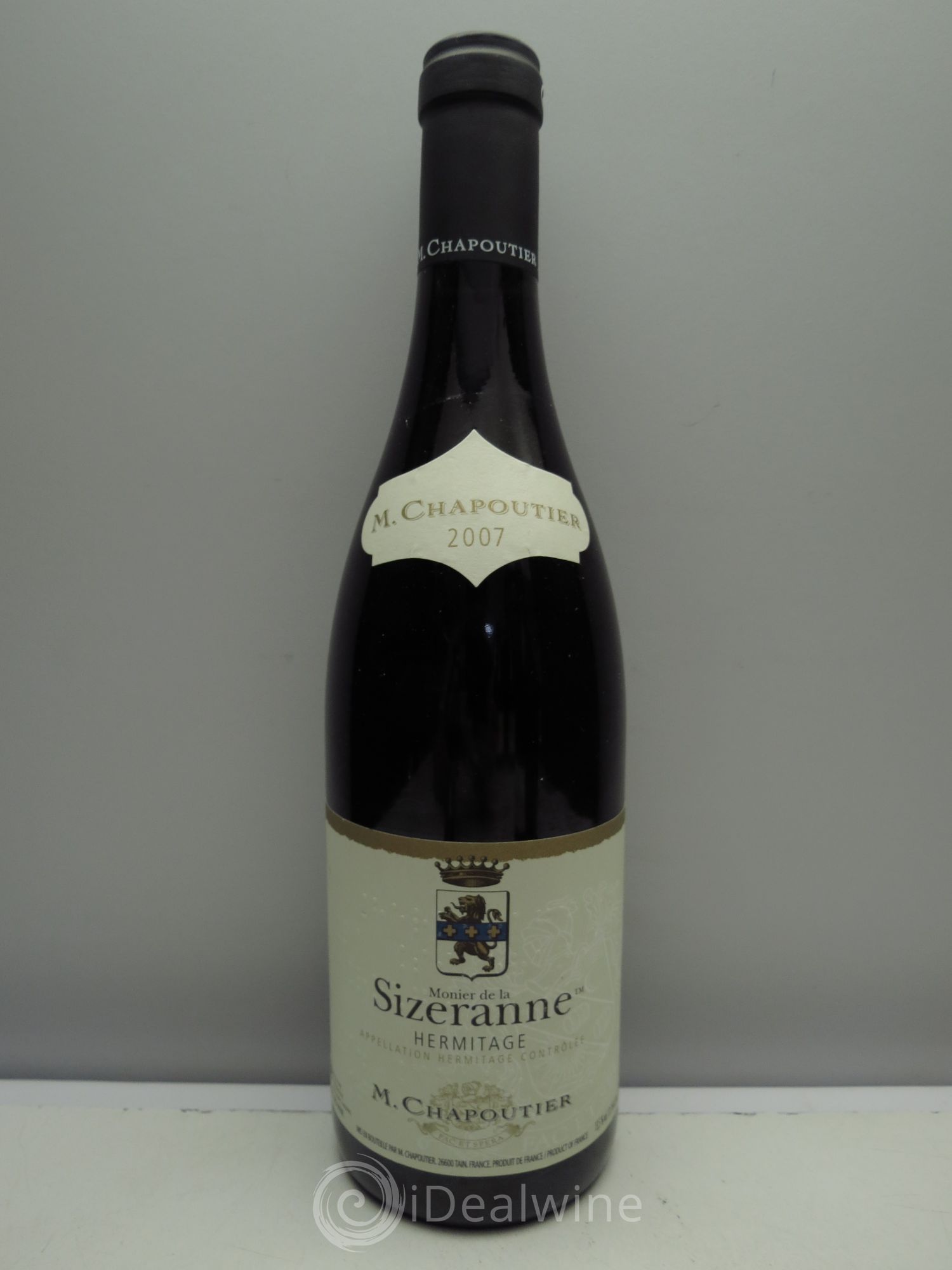Hermitage Monier de La Sizeranne Chapoutier 2007 - Lot de 1 bouteille - 0