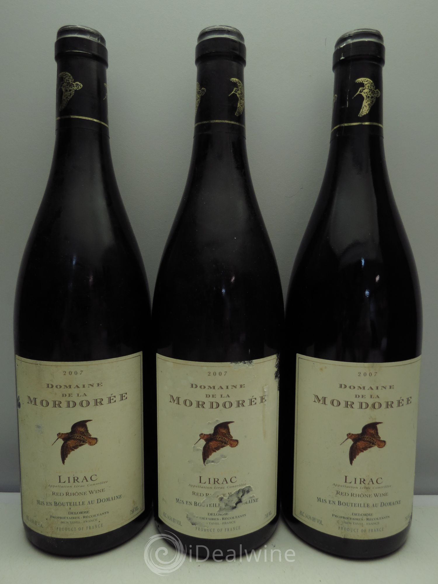 Lirac 2007 - Lot de 3 bouteilles - 0