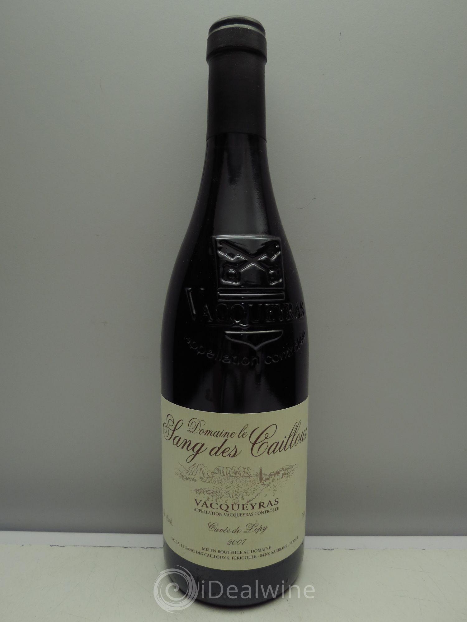 Vacqueyras Cuvée de Lopy Domaine Le Sang des cailloux 2007 - Posten von 1 Flasche - 0