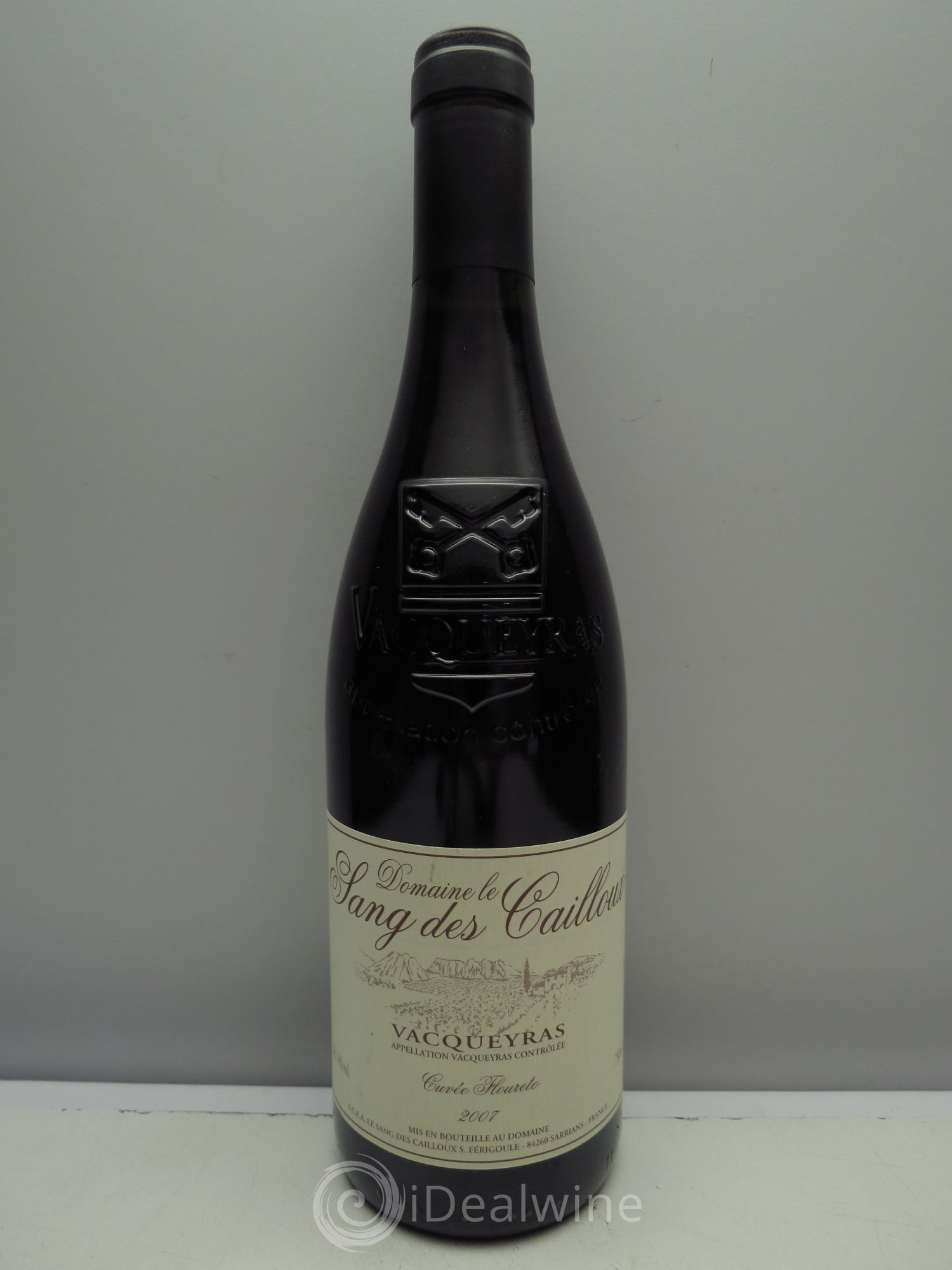 Vacqueyras Cuvée Floureto Domaine Le Sang des cailloux 2007 - Posten von 1 Flasche - 0