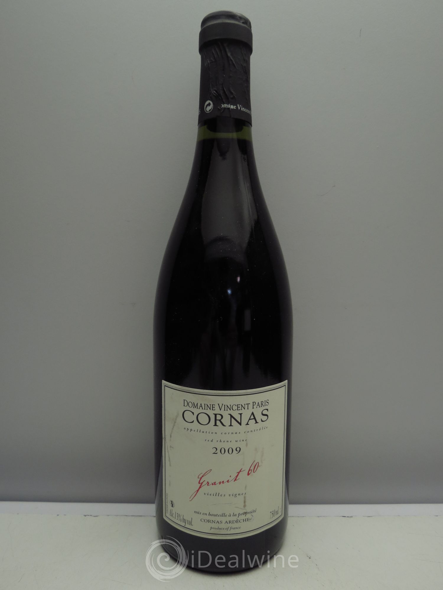 Cornas Granit 60 - V.Paris 2009 - Lot de 1 bouteille - 0