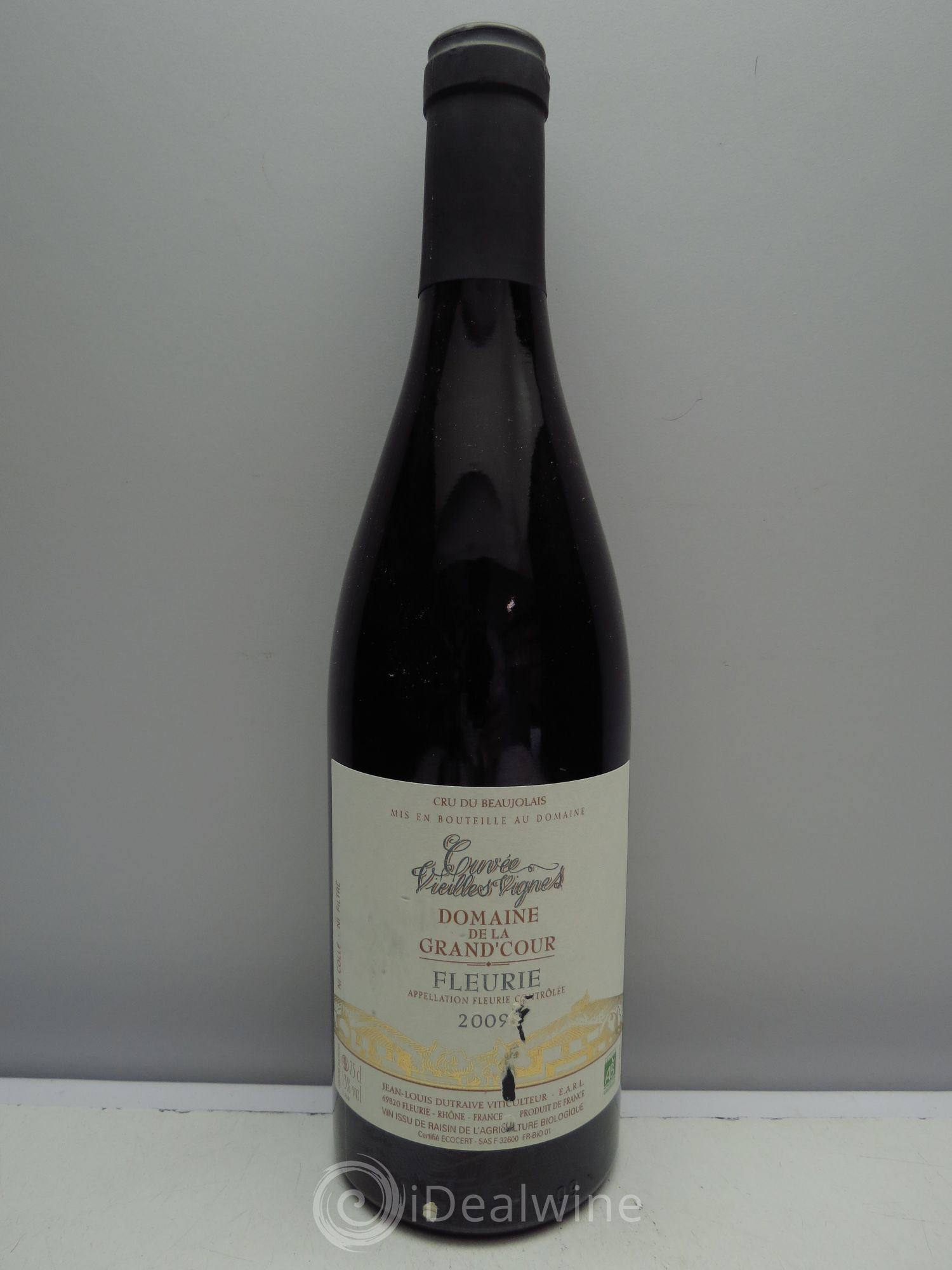 Fleurie Vieilles Vignes - Domaine de la Grand Cour 2009 - Posten von 1 Flasche - 0