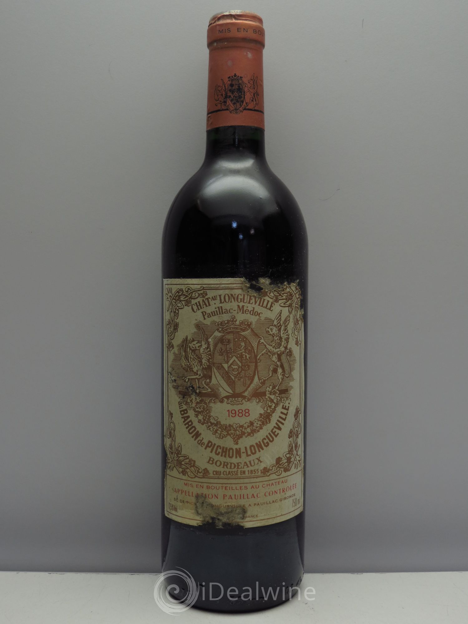 Pichon Longueville Baron 2ème Grand Cru Classé 1988 - Lot de 1 bouteille - 0