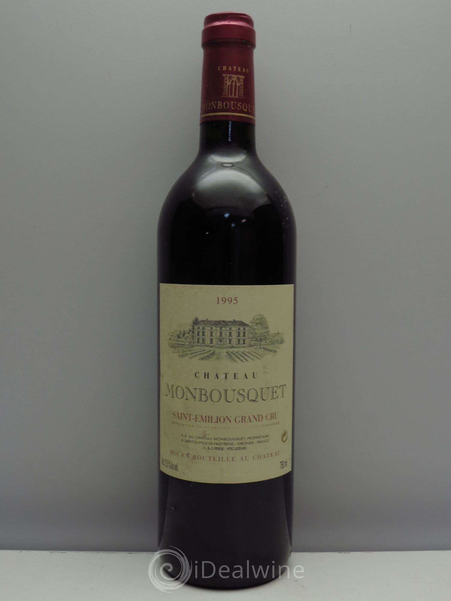 Château Monbousquet Grand Cru Classé 1995 - Lot de 1 bouteille - 0