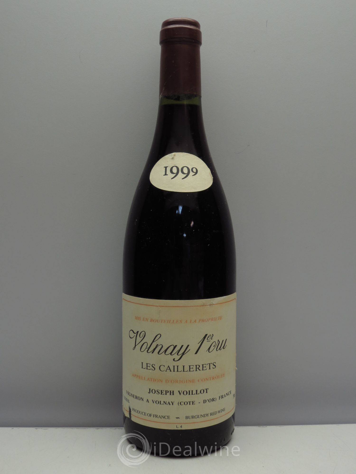 Volnay 1er Cru Joseph Voillot 1999 - Lot de 1 bouteille - 0
