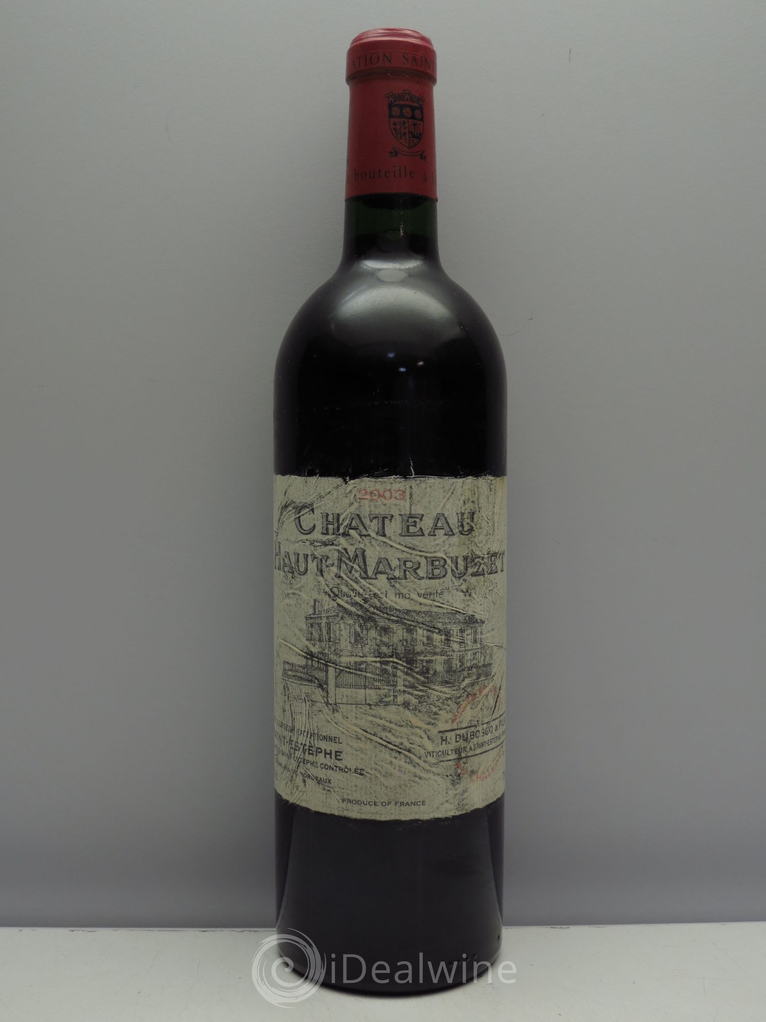 Château Haut Marbuzet 2003 - Lot de 1 bouteille - 0