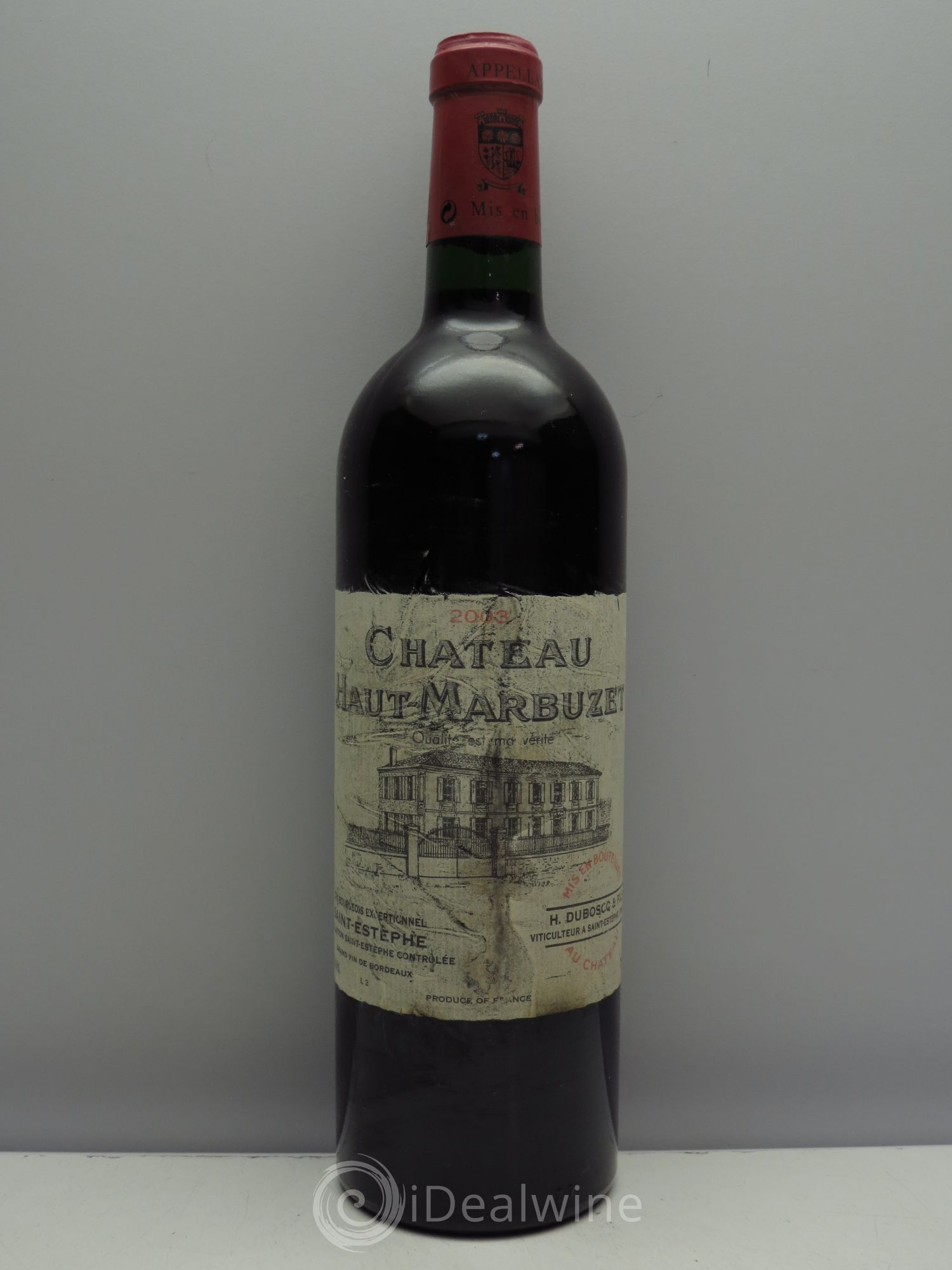 Château Haut Marbuzet 2003 - Lot de 1 bouteille - 0