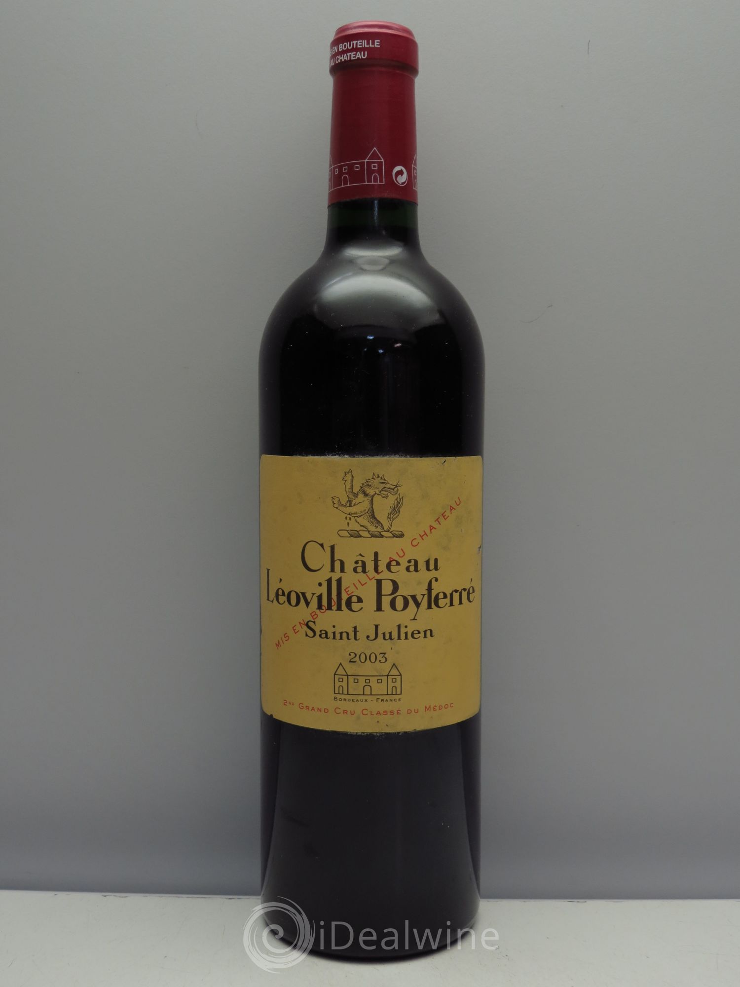 Château Léoville Poyferré 2ème Grand Cru Classé 2003 - Lot de 1 bouteille - 0