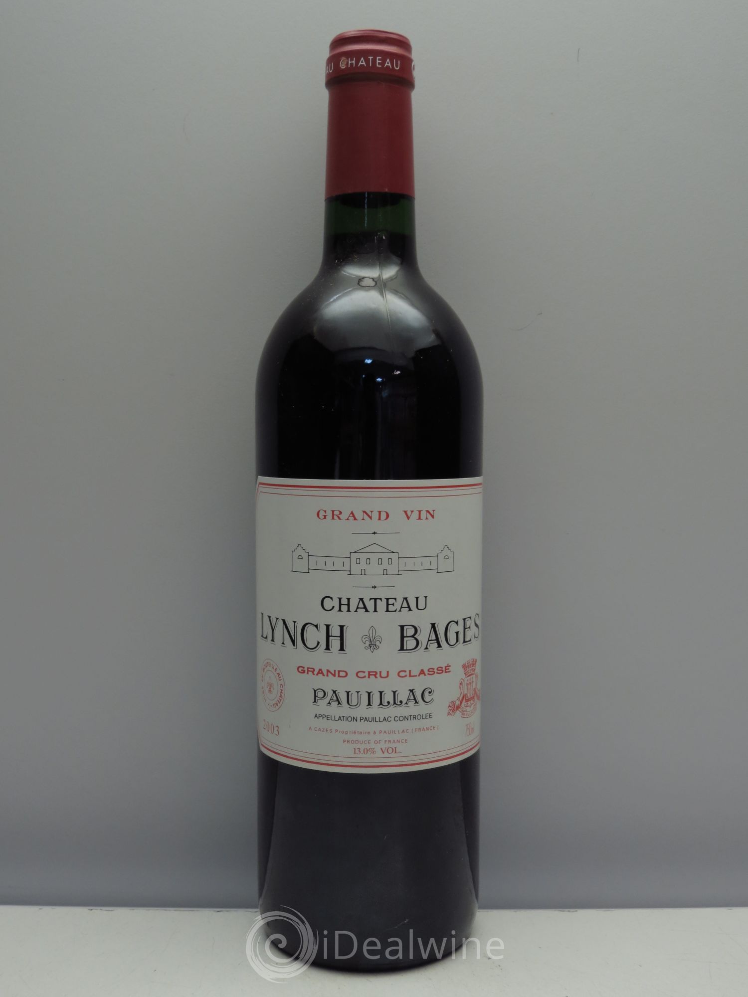 Château Lynch Bages 5ème Grand Cru Classé 2003 - Lot de 1 bouteille - 0