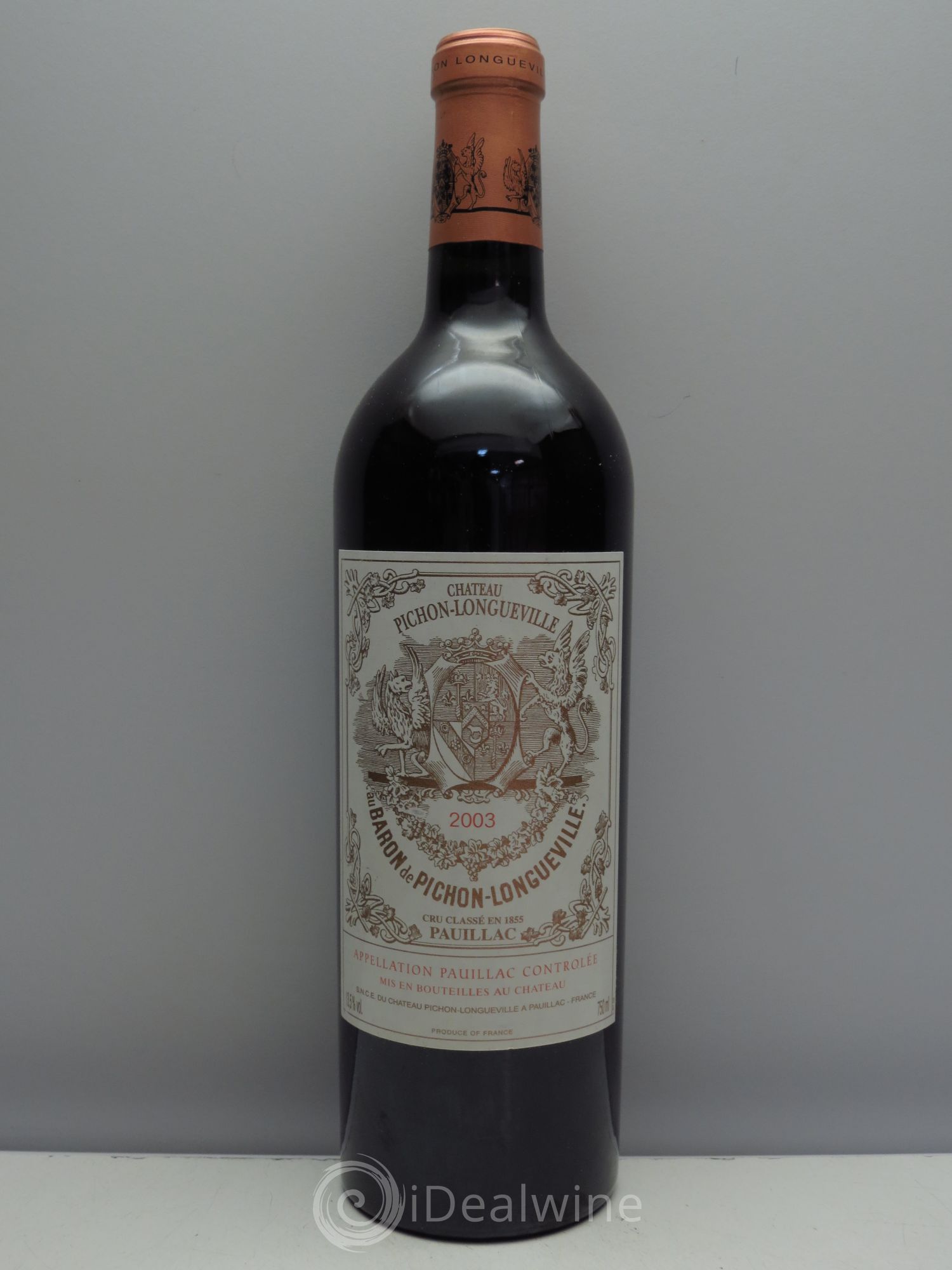 Pichon Longueville Baron 2ème Grand Cru Classé 2003 - Lot de 1 bouteille - 0