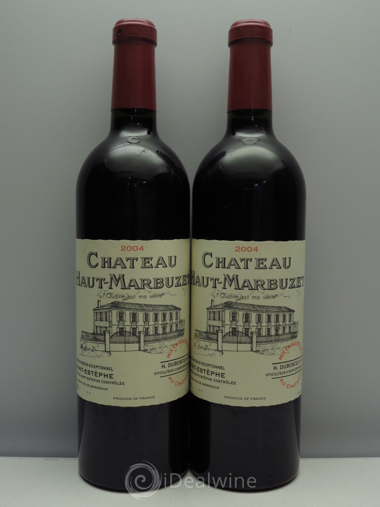 Château Haut Marbuzet 2004 - Lot de 2 bouteilles - 0
