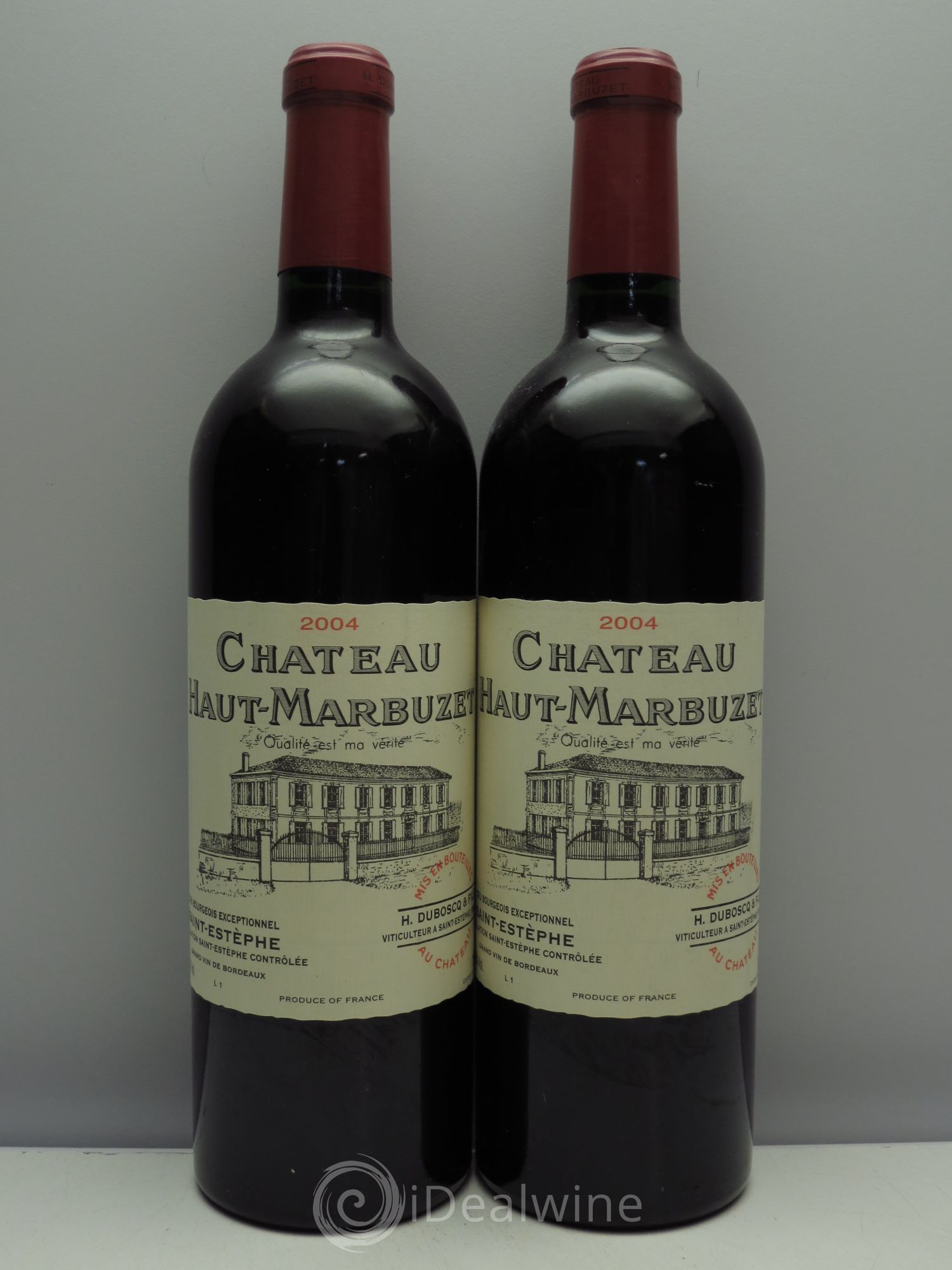 Château Haut Marbuzet 2004 - Lot de 2 bouteilles - 0